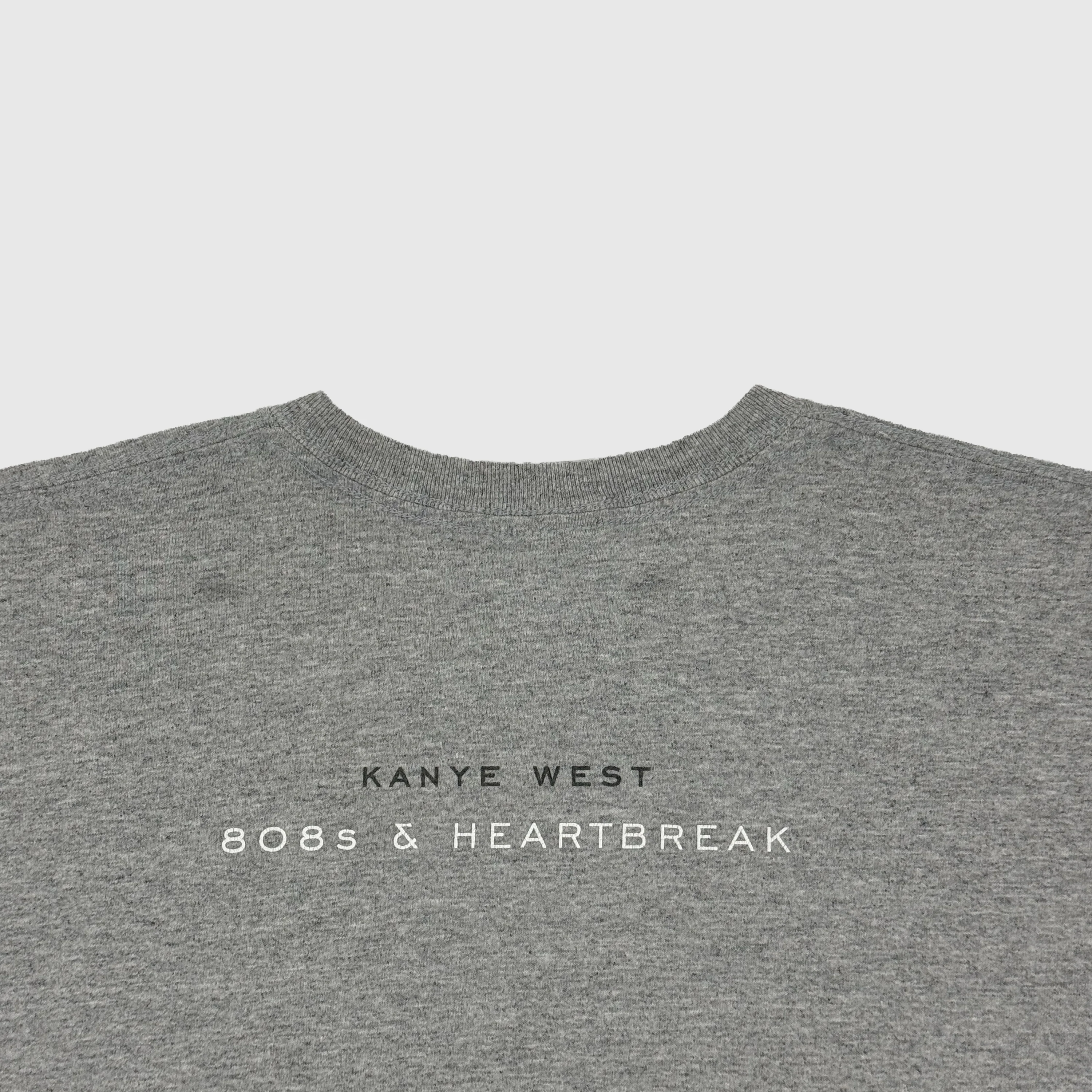 808’s & Heartbreak 2008 Logo Tee In Heather Grey - Image 5