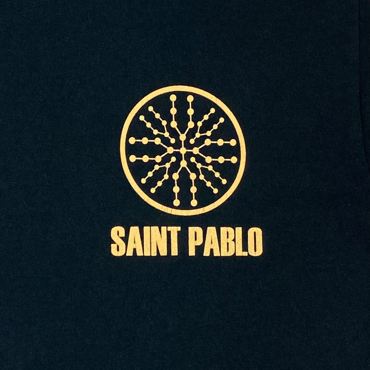 The Life of Pablo 2016 Saint Pablo Logo Tee In Black - Image 5