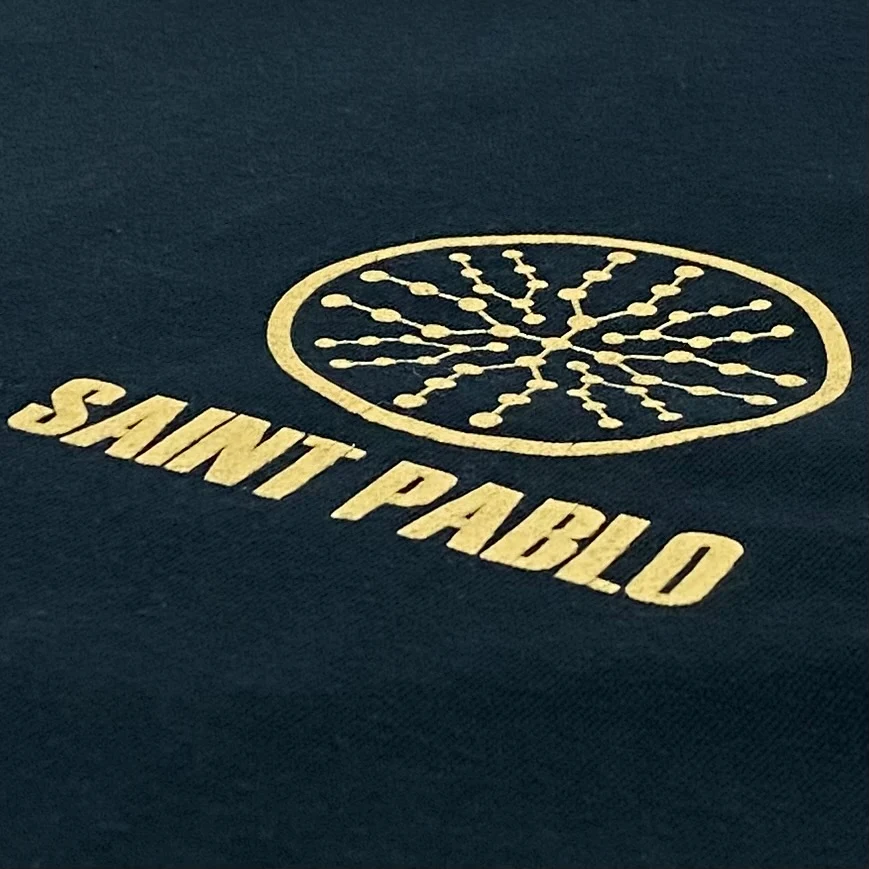 The Life of Pablo 2016 Saint Pablo Logo Tee In Black - Image 6