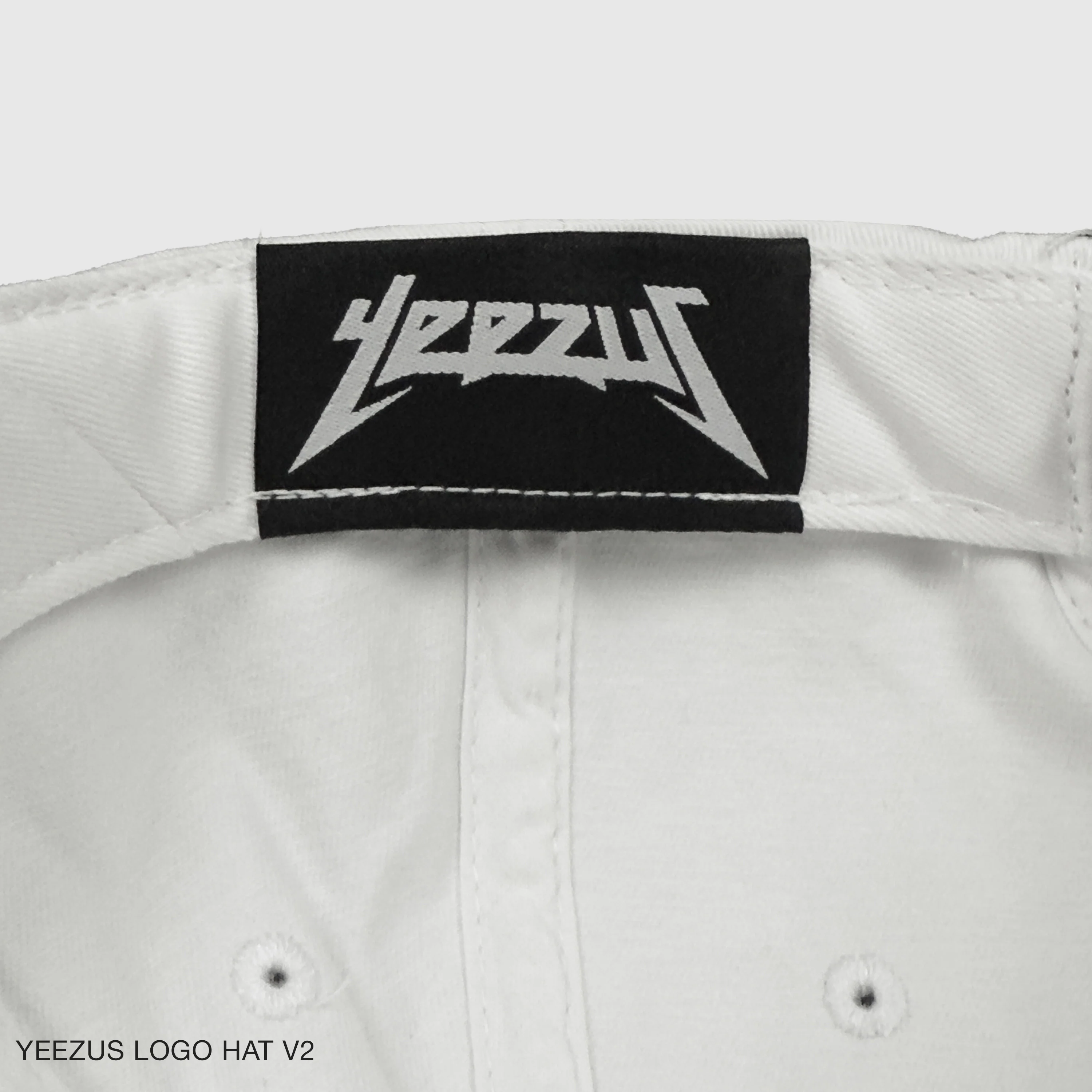 Yeezus 2015 Unreleased Logo Hat In White - Image 4