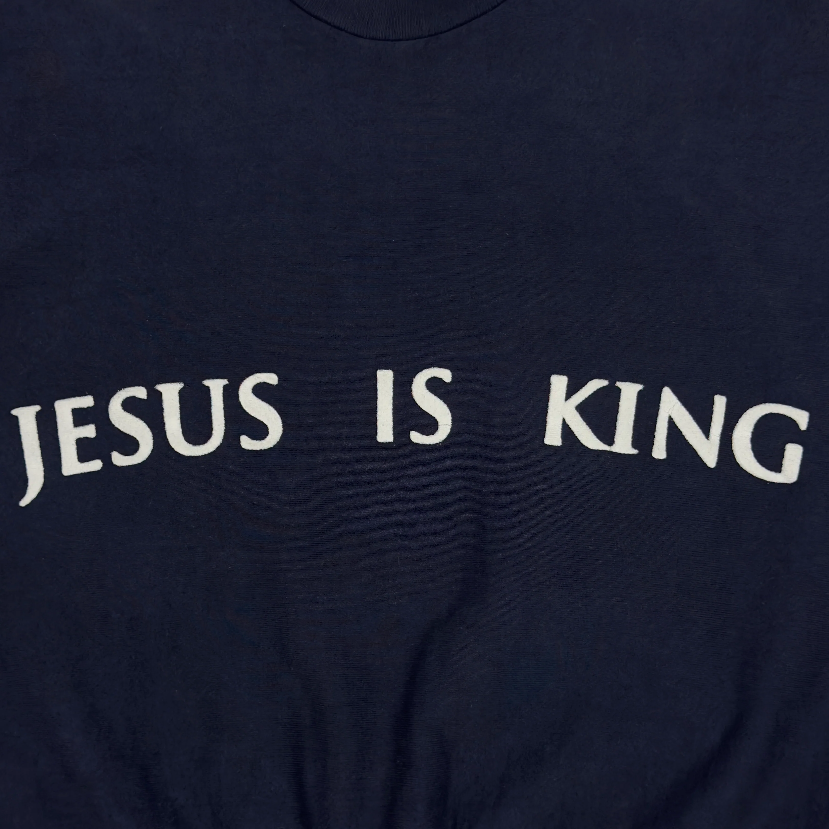Jesus Is King 2019 Chicago Portrait Crewneck In Navy - Image 5