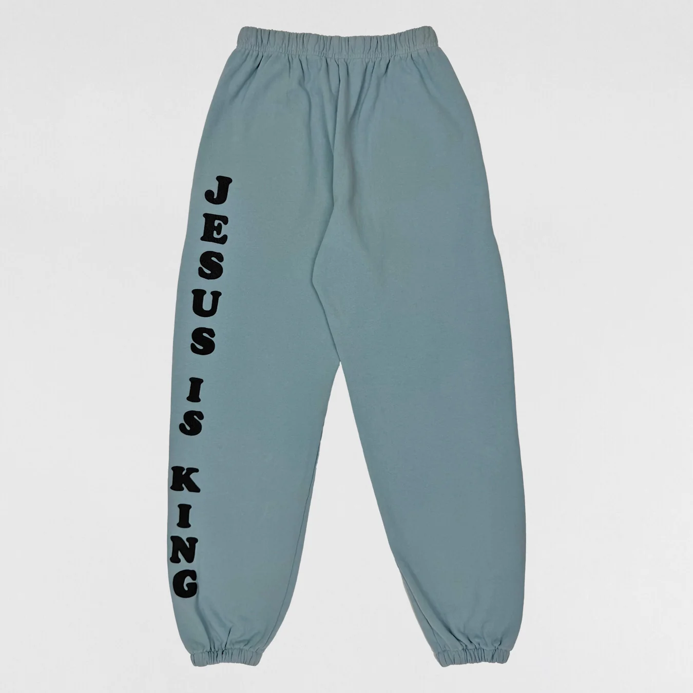 Jesus Is King 2019 Follow God Sweatpants In Blue By CPFM - Image 4