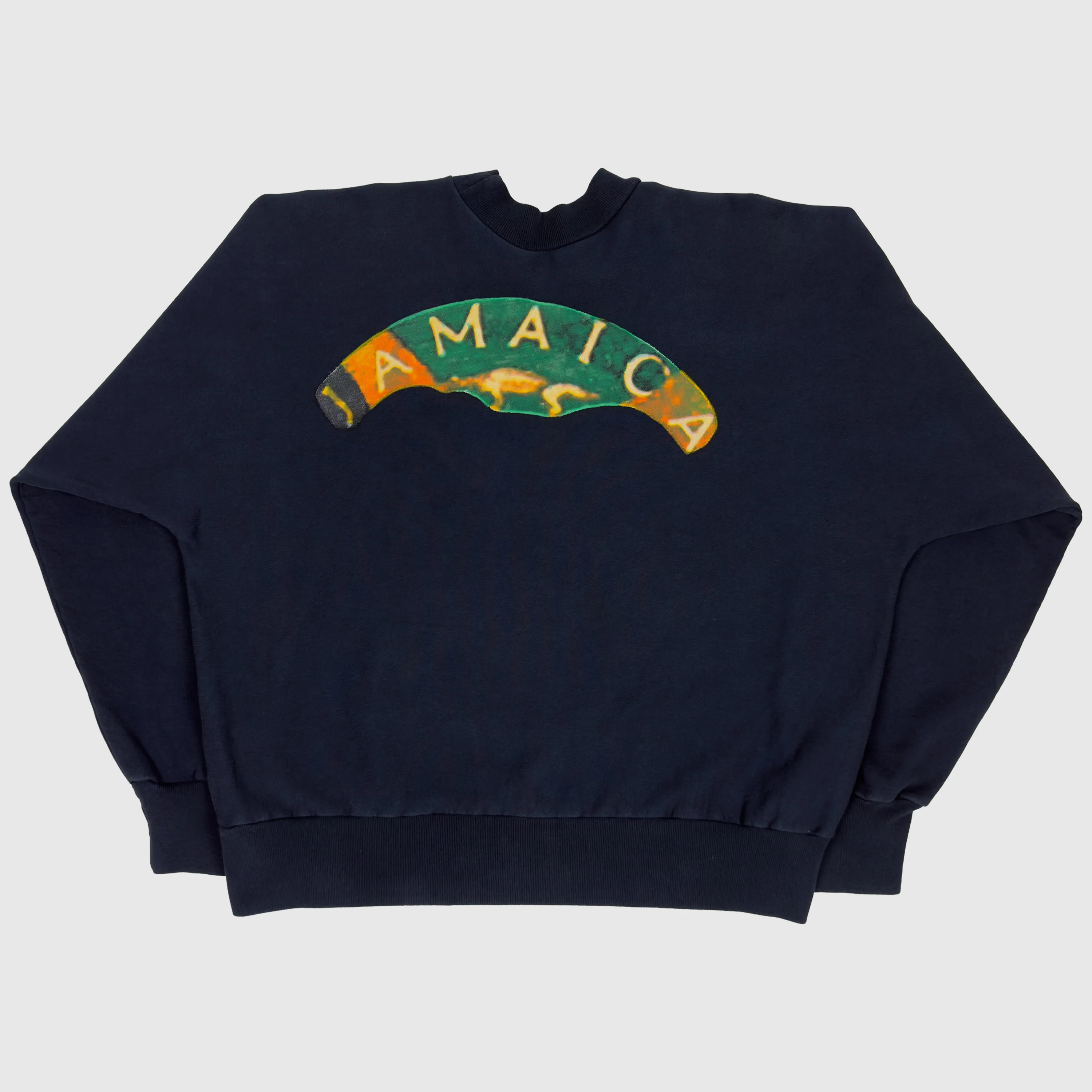 Jesus Is King 2019 Jamaica Sunday Service Crewneck In Navy - Image 4