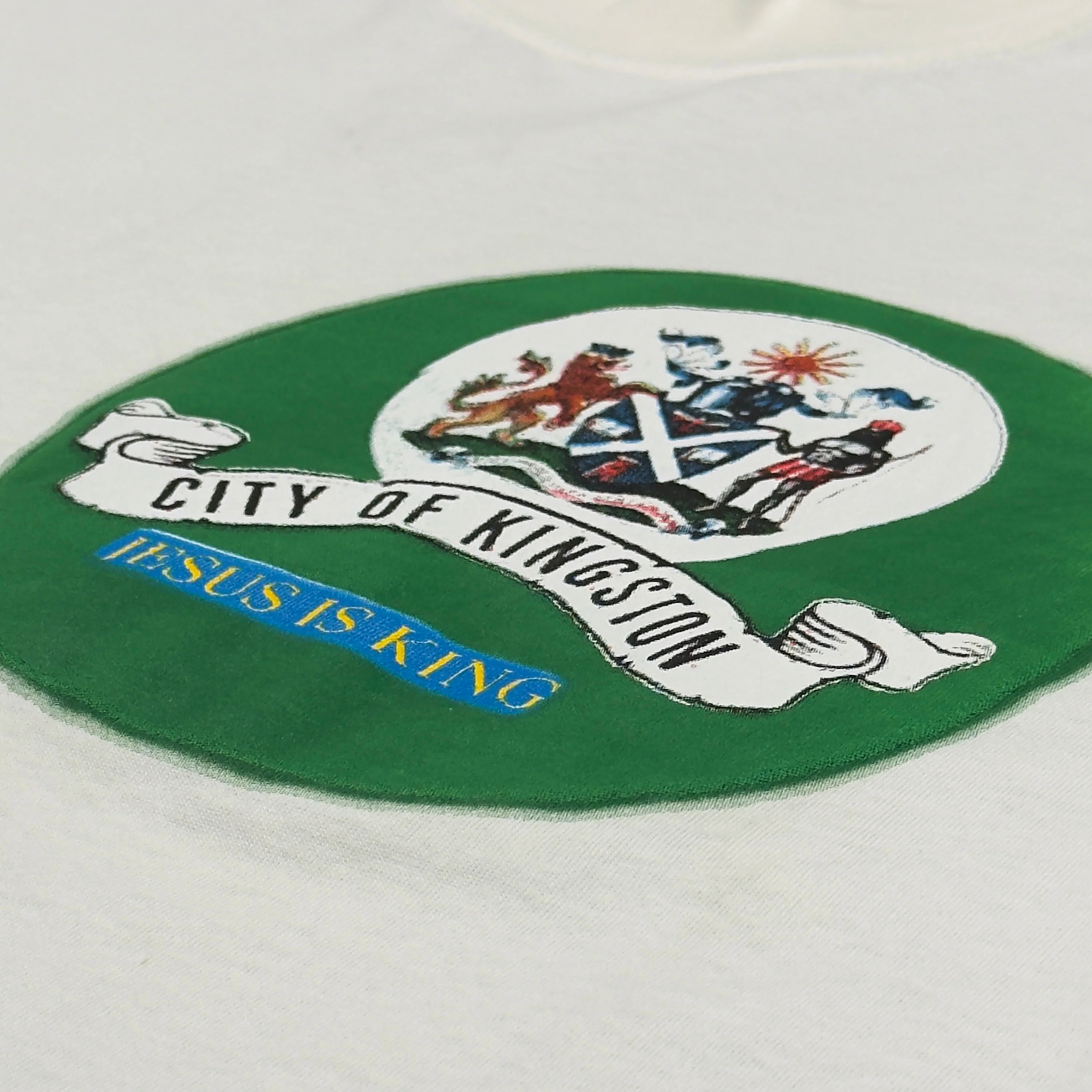 Jesus Is King 2019 Unreleased Jamaica Sunday Service Tee In White - Image 3