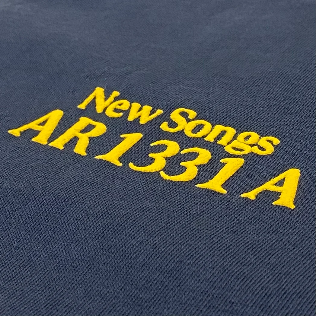 Jesus Is King 2019 Vinyl Album Tee In Navy - Image 4
