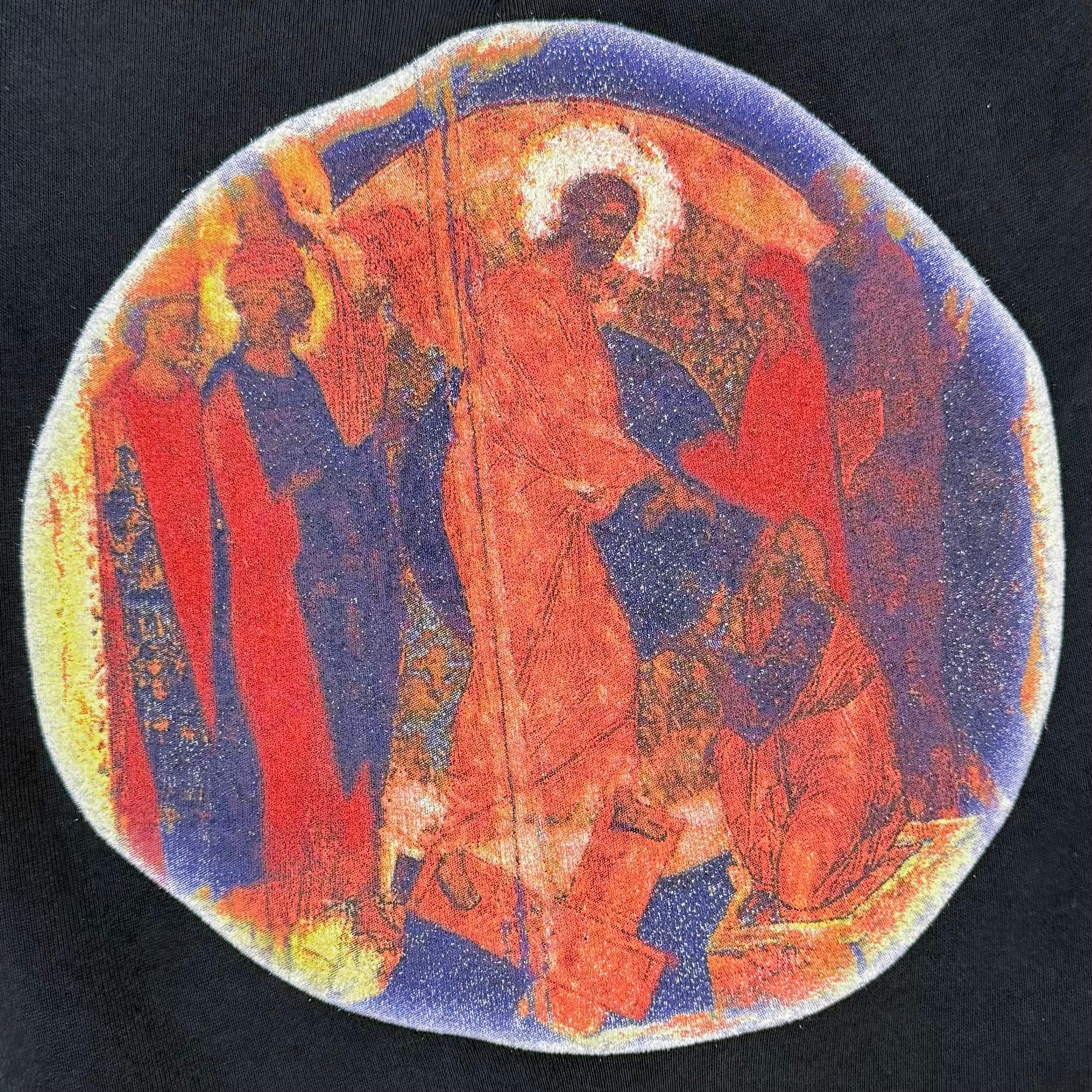 Jesus Is King 2019 Angel Portrait Sweatpants In Navy - Image 3