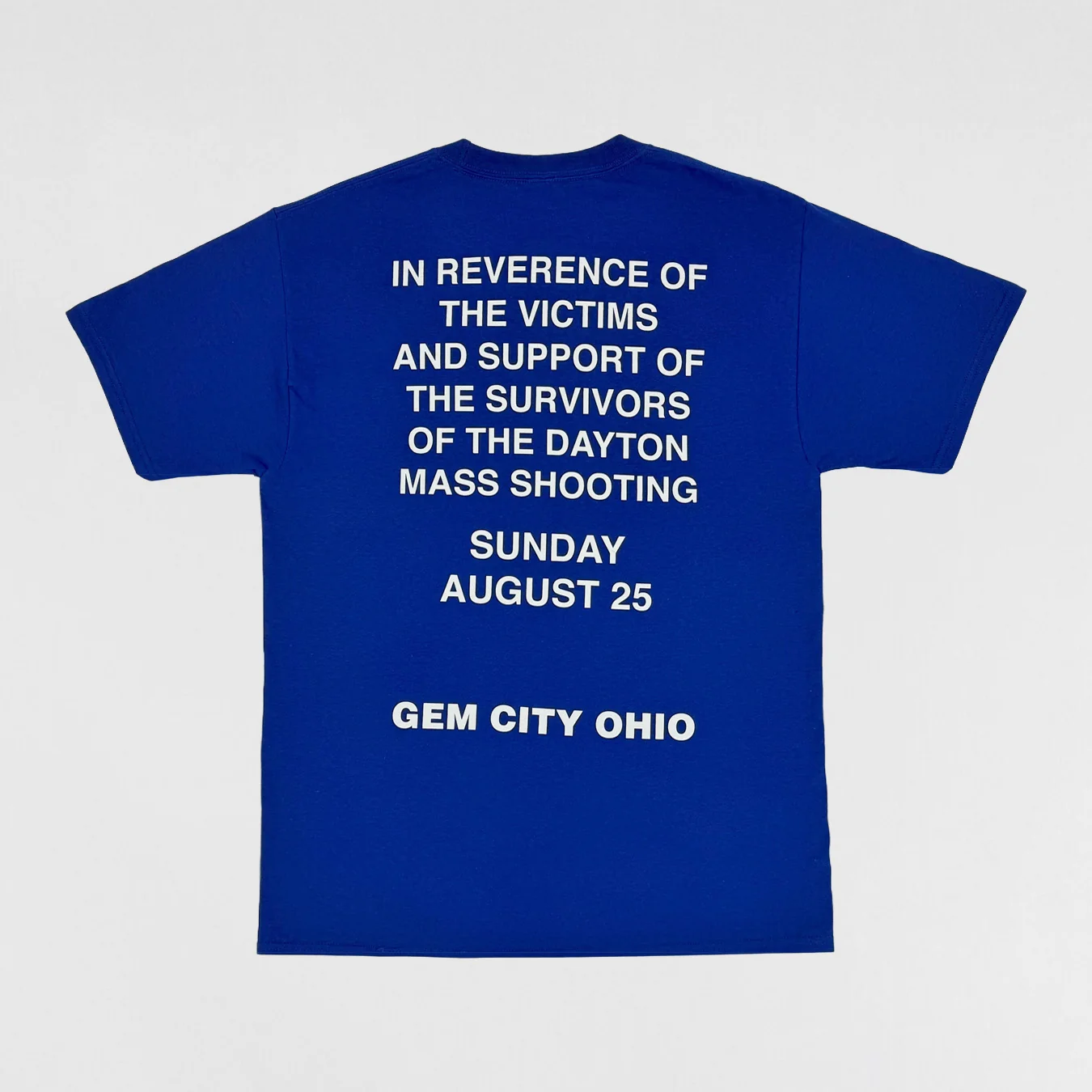 Jesus Is King 2019 Unreleased Sunday Service Ohio Choir Tee In Blue - Image 4