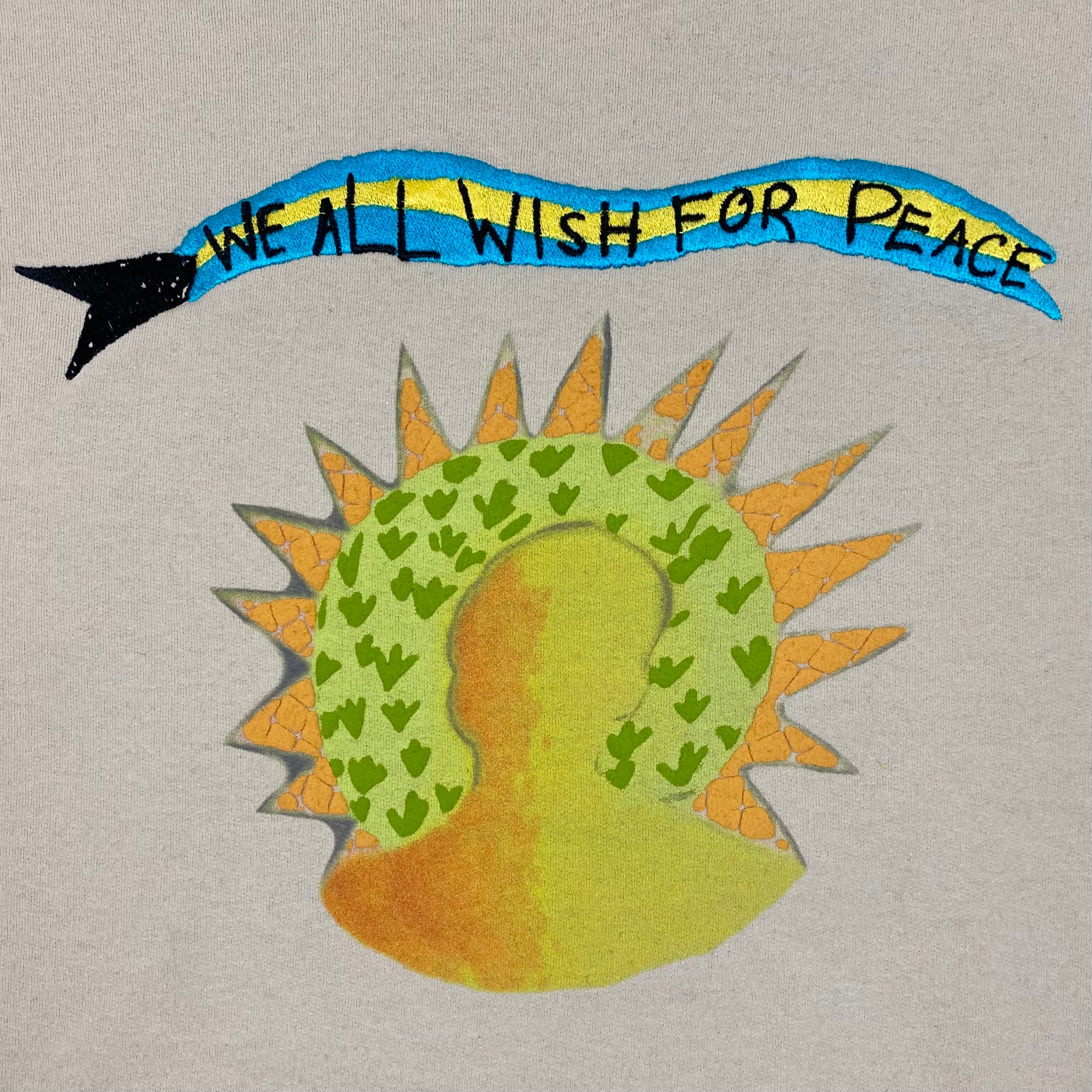 Jesus Is King 2019 Unreleased Sunday Service 'Wish For Peace' Crewneck - Image 2