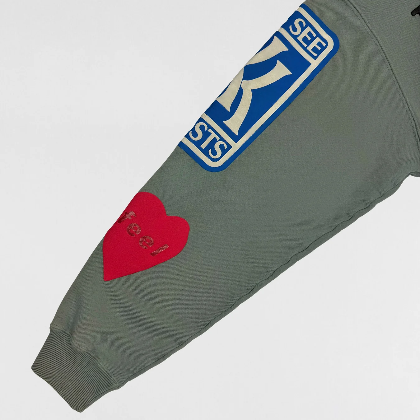 Kids See Ghost 2018 OG 'Saintward' Crewneck In Glacier - Image 6