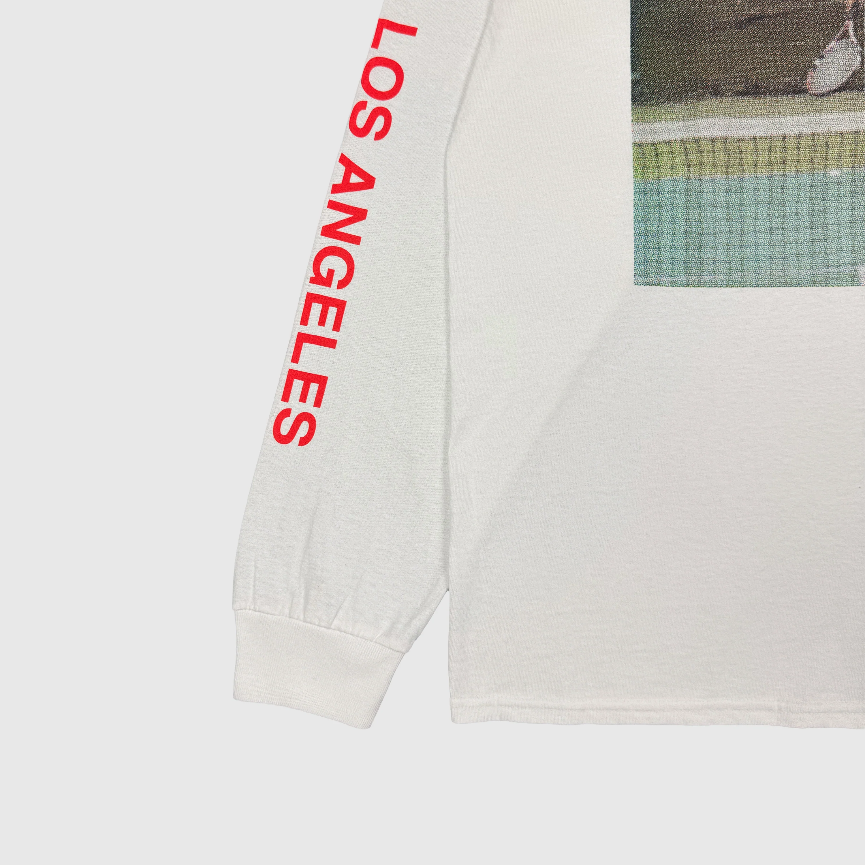 Saint Pablo Tour 2016 Kim Kardashian Long Sleeve In Faded White - Image 3