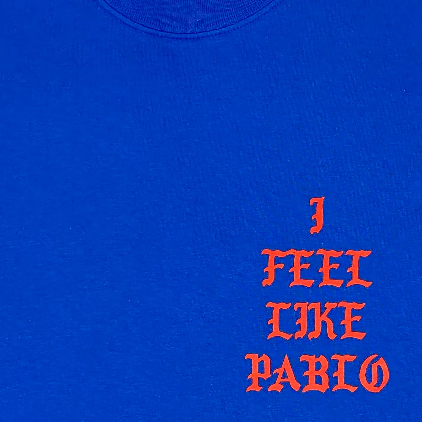The Life of Pablo 2016 OG ‘Ultralight Beam’ Tee In Blue - Image 5