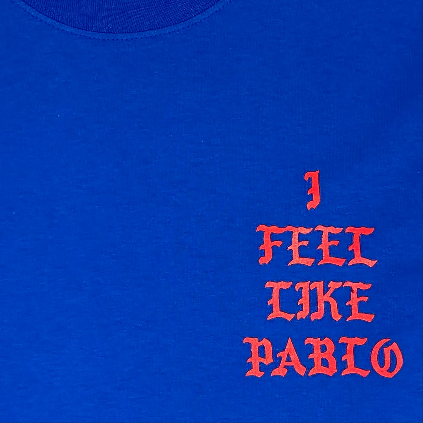 The Life of Pablo 2016 OG ‘Ultralight Beam’ Long Sleeve In Blue - Image 4