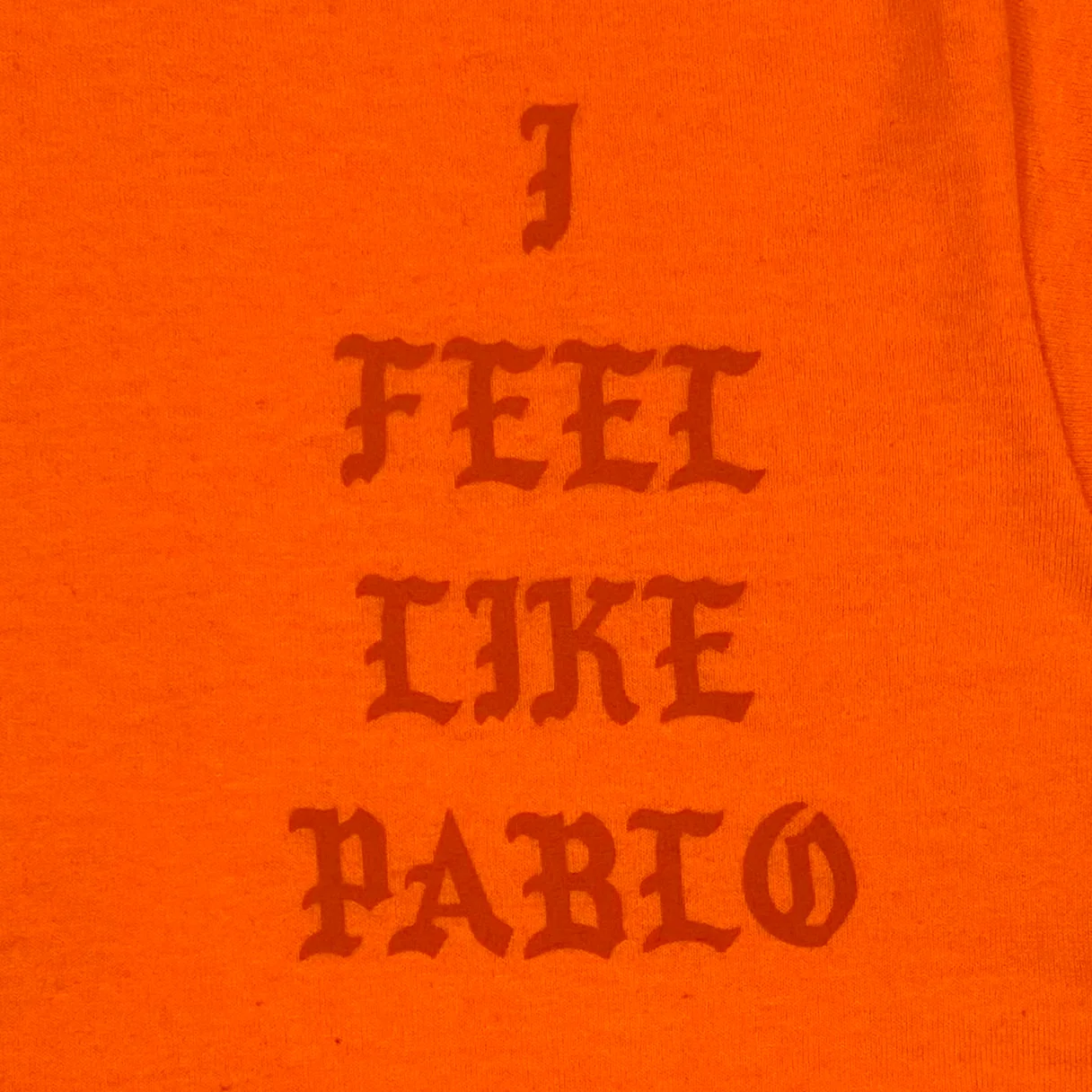 The Life of Pablo 2016 Cancelled Governor's Ball Long Sleeve In Orange - Image 2