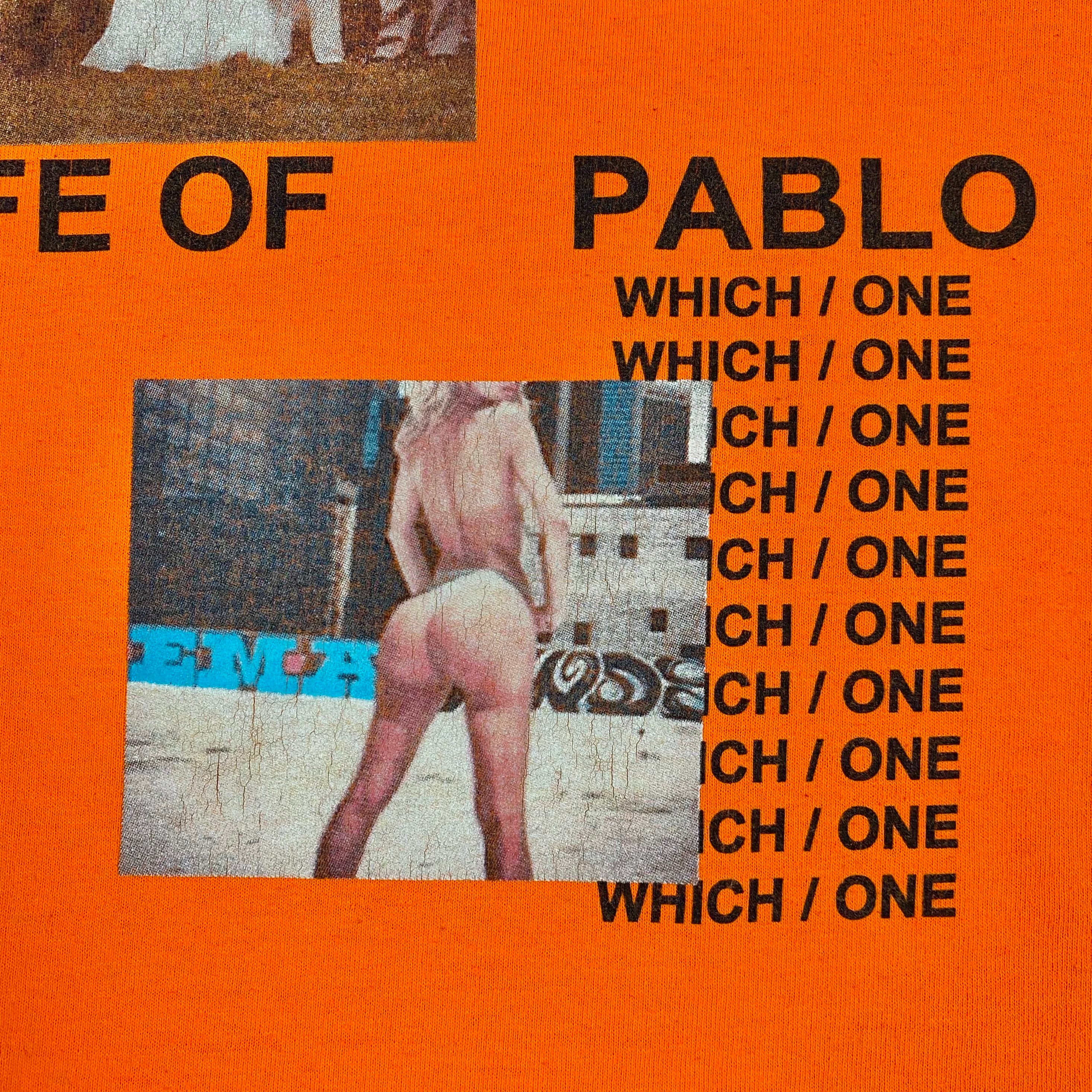 The Life of Pablo 2016 ‘Album Cover’ Long Sleeve In Orange - Image 4
