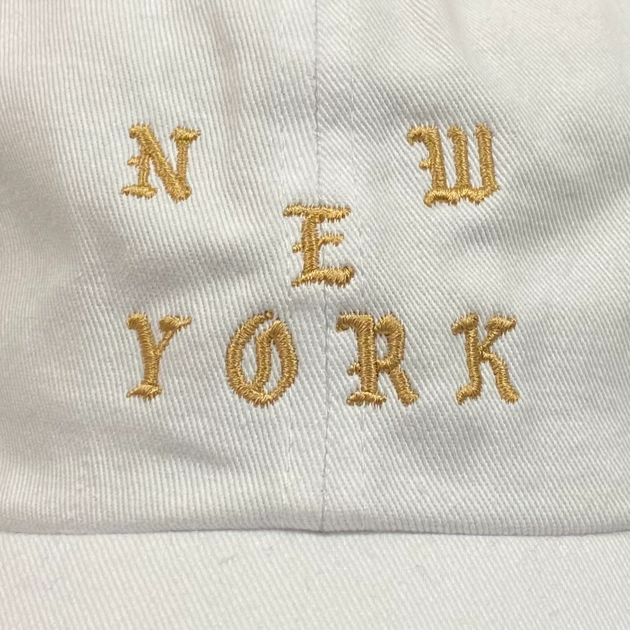 The Life of Pablo 2016 Embroidered New York Hat In White - Image 2