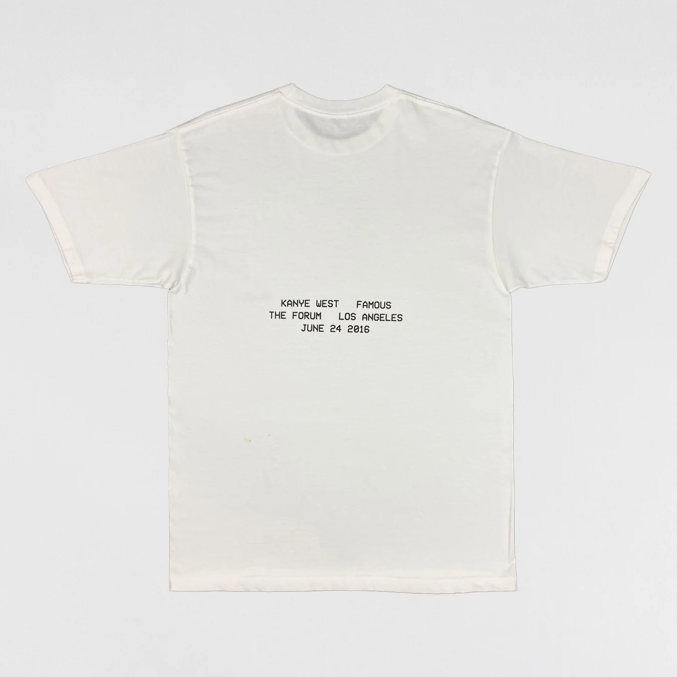 The Life of Pablo 2016 'Famous' Video Premier Tee - Image 3