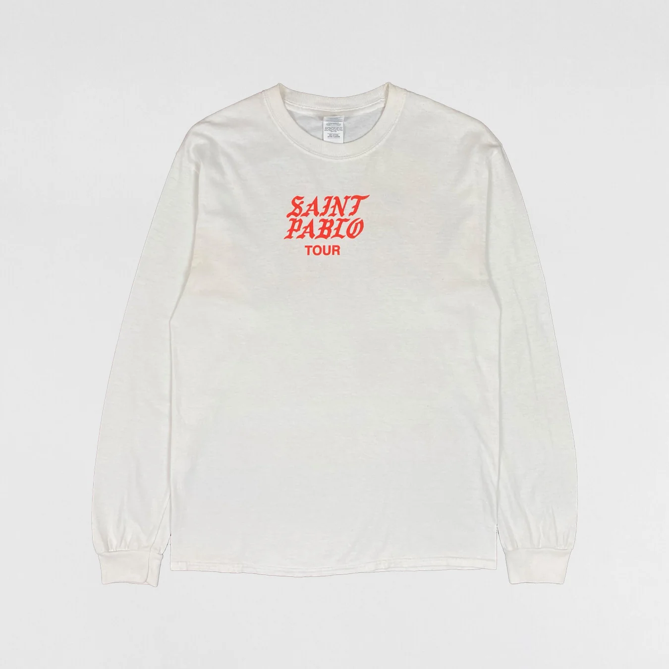 Saint Pablo Tour 2016 General Admission Long Sleeve In White - Image 3