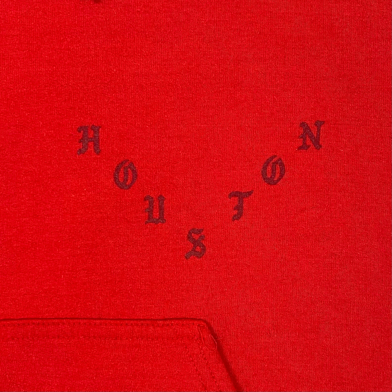 The Life of Pablo 2016 Houston 'No More Parties In LA' Hoodie In Red - Image 3