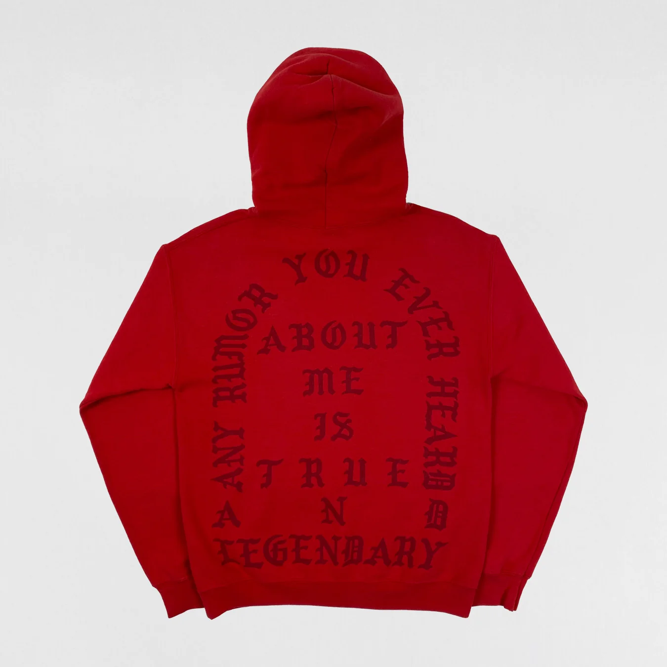 The Life of Pablo 2016 Houston 'No More Parties In LA' Hoodie In Red - Image 4
