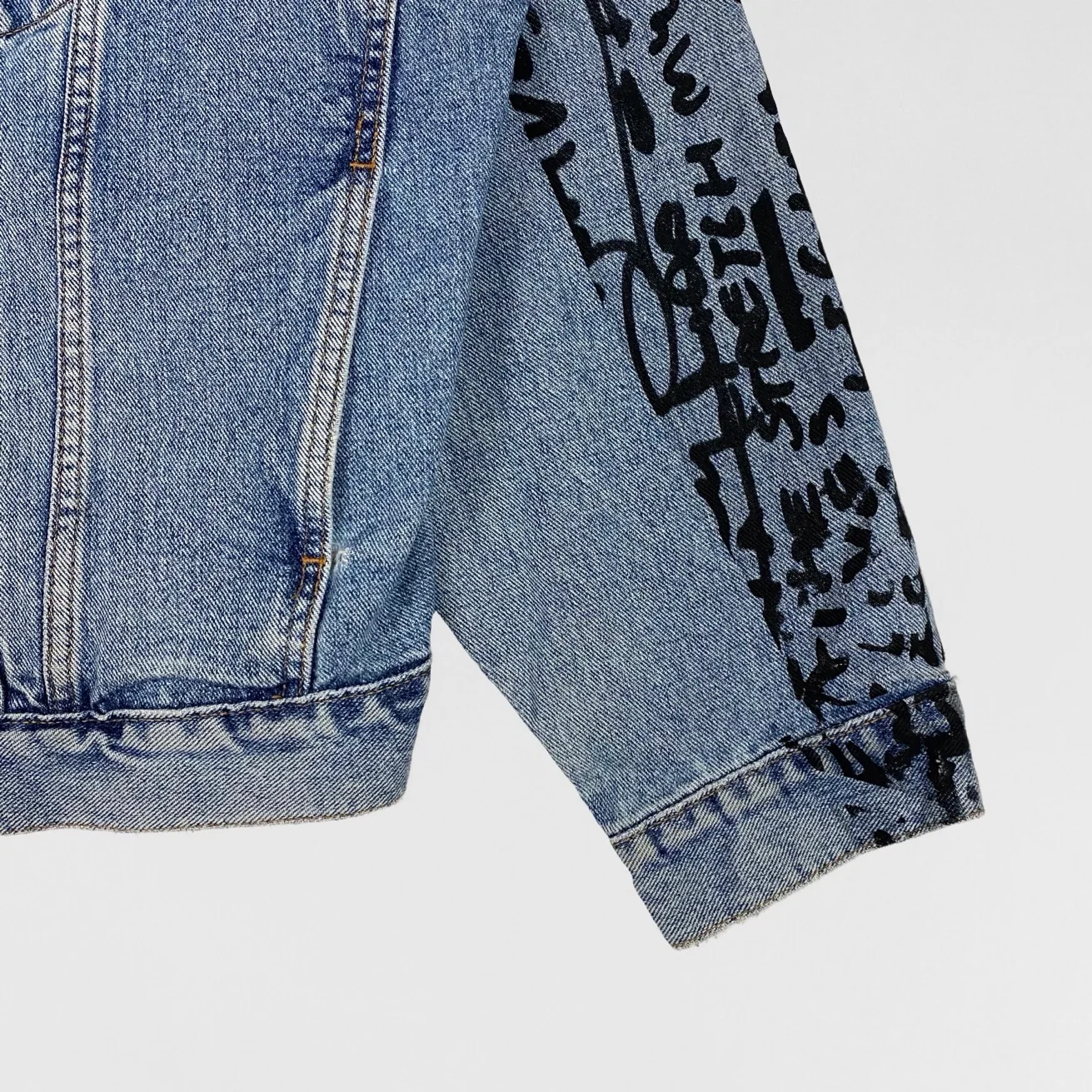 The Life of Pablo 2016 Studio Notepad 1 of 1 Denim Jacket - Image 3
