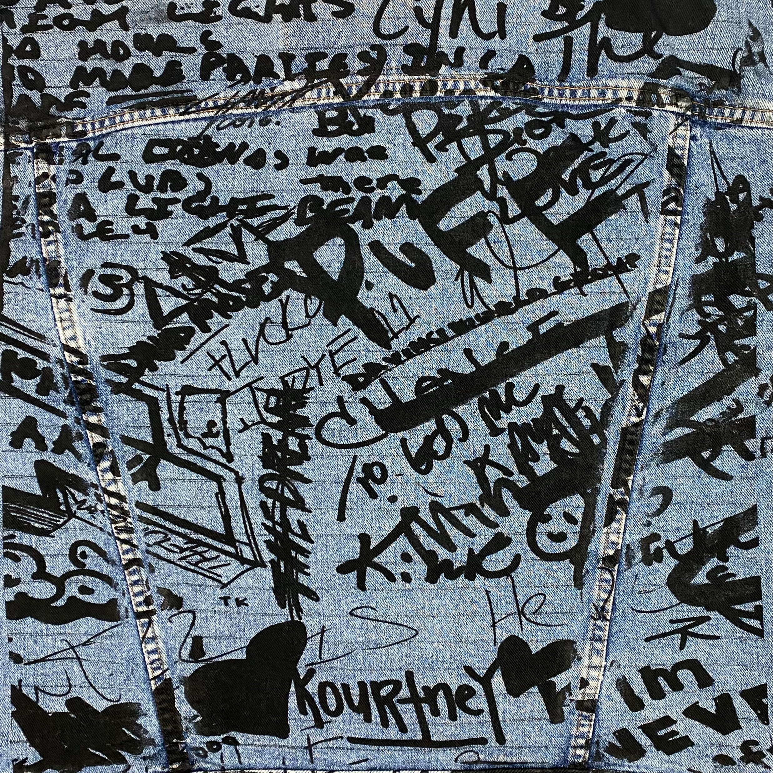 The Life of Pablo 2016 Studio Notepad 1 of 1 Denim Jacket - Image 6