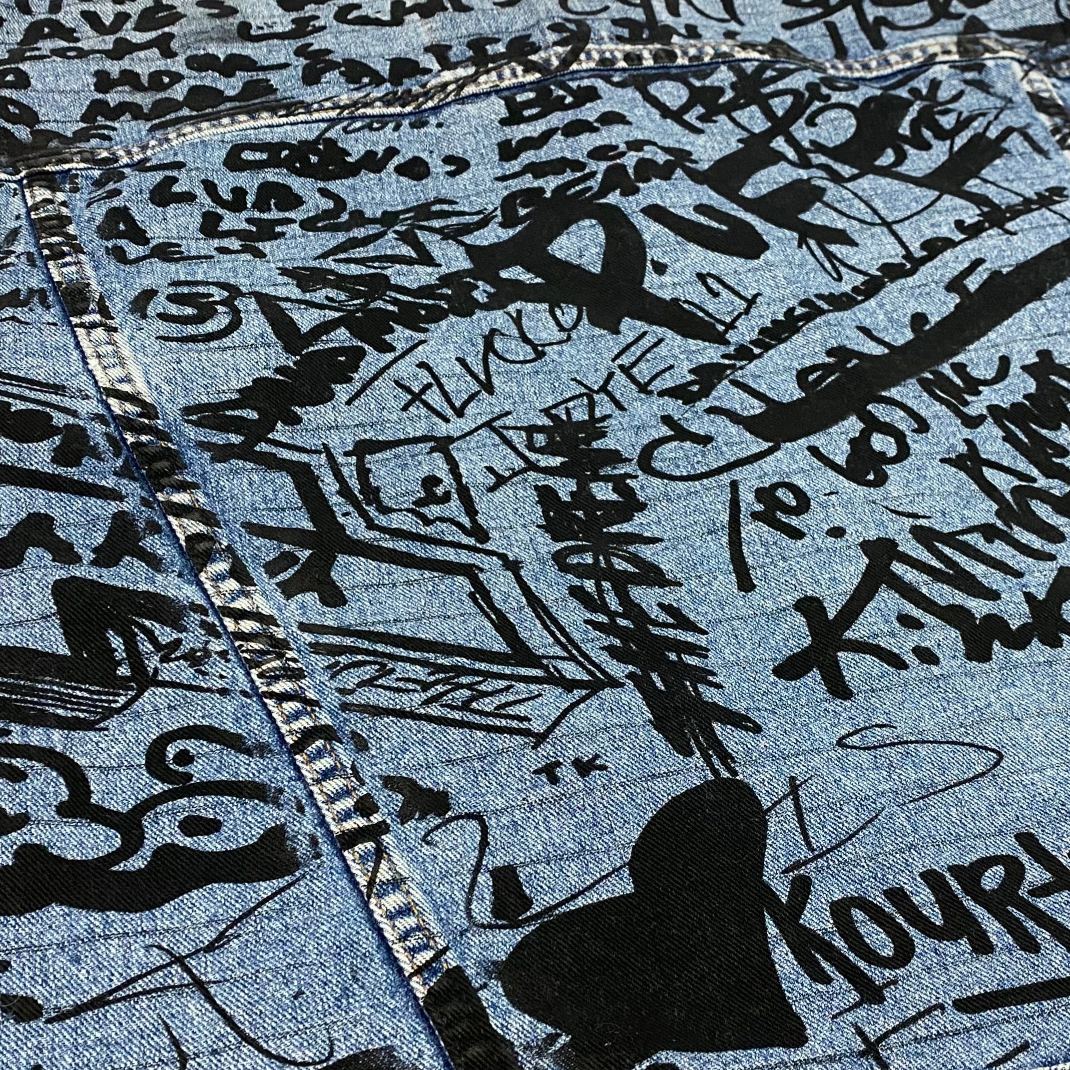 The Life of Pablo 2016 Studio Notepad 1 of 1 Denim Jacket - Image 8