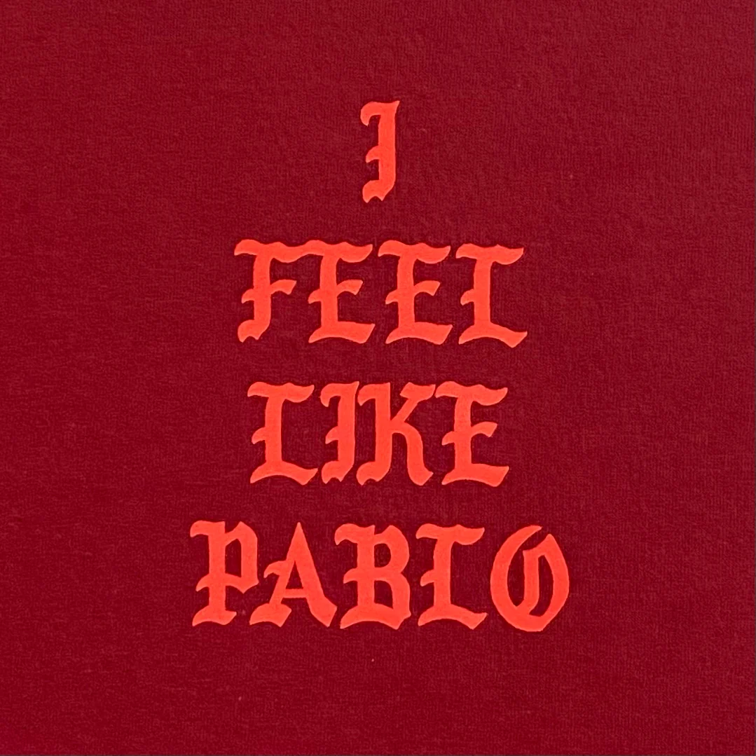 The Life of Pablo 2016 OG ‘Ultralight Beam’ Long Sleeve In Burgundy - Image 3