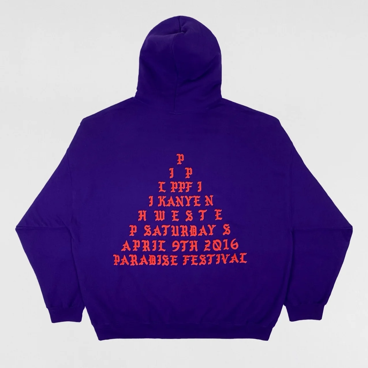 The Life of Pablo 2016 Paradise Fesitval ‘I Feel Like Pablo’ Hoodie - Image 4