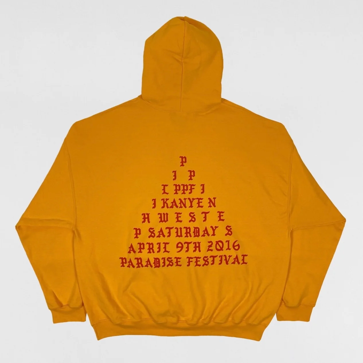 The Life of Pablo 2016 Paradise Fesitval ‘I Feel Like Pablo’ Hoodie - Image 4