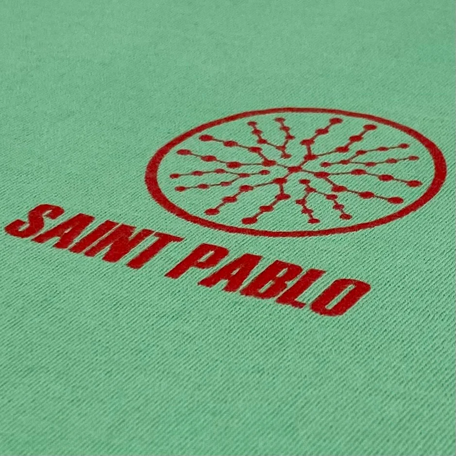 The Life of Pablo 2016 Saint Pablo Logo Long Sleeve In Mint - Image 3