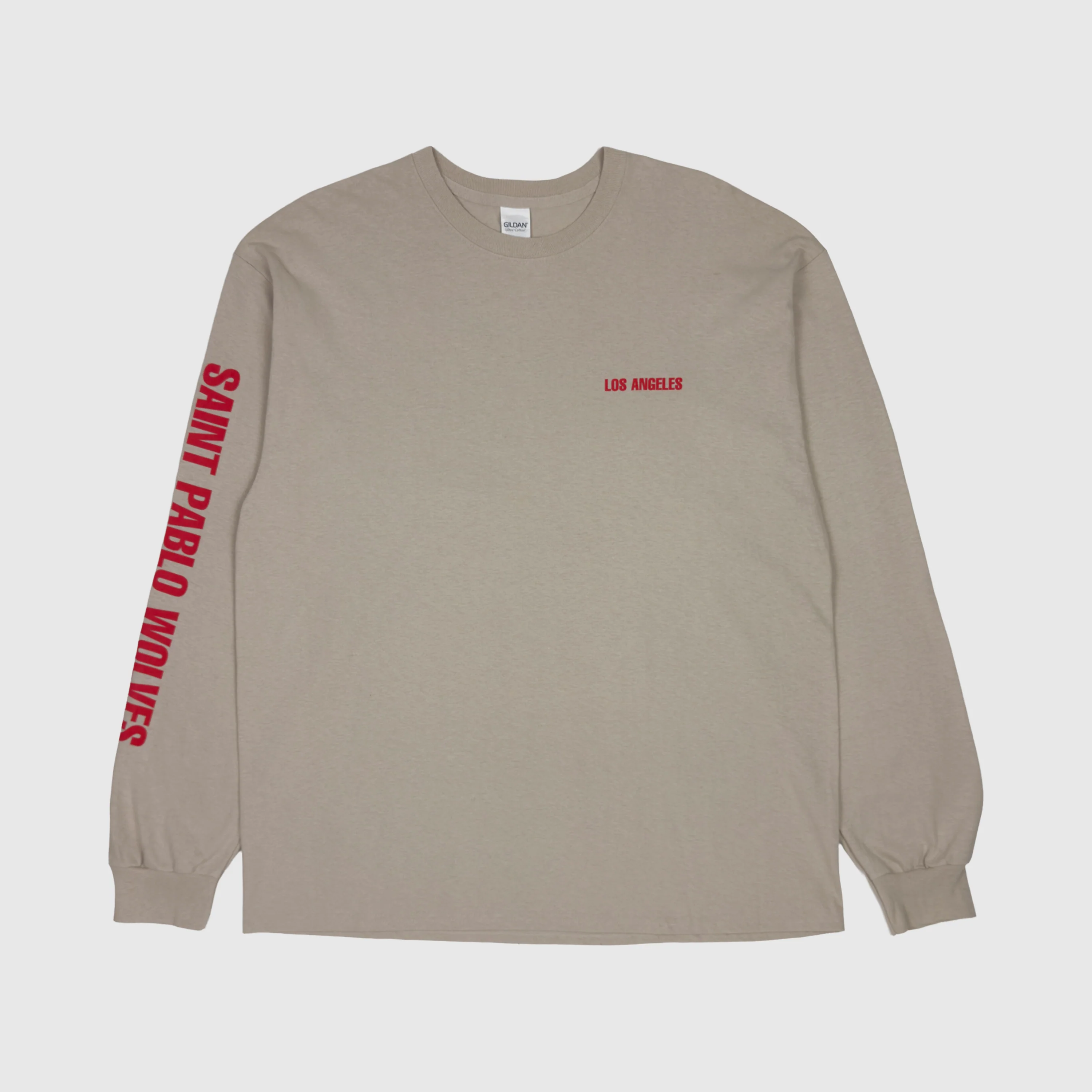 Saint Pablo Tour 2016 Wolves Long Sleeve In Sand - Image 2