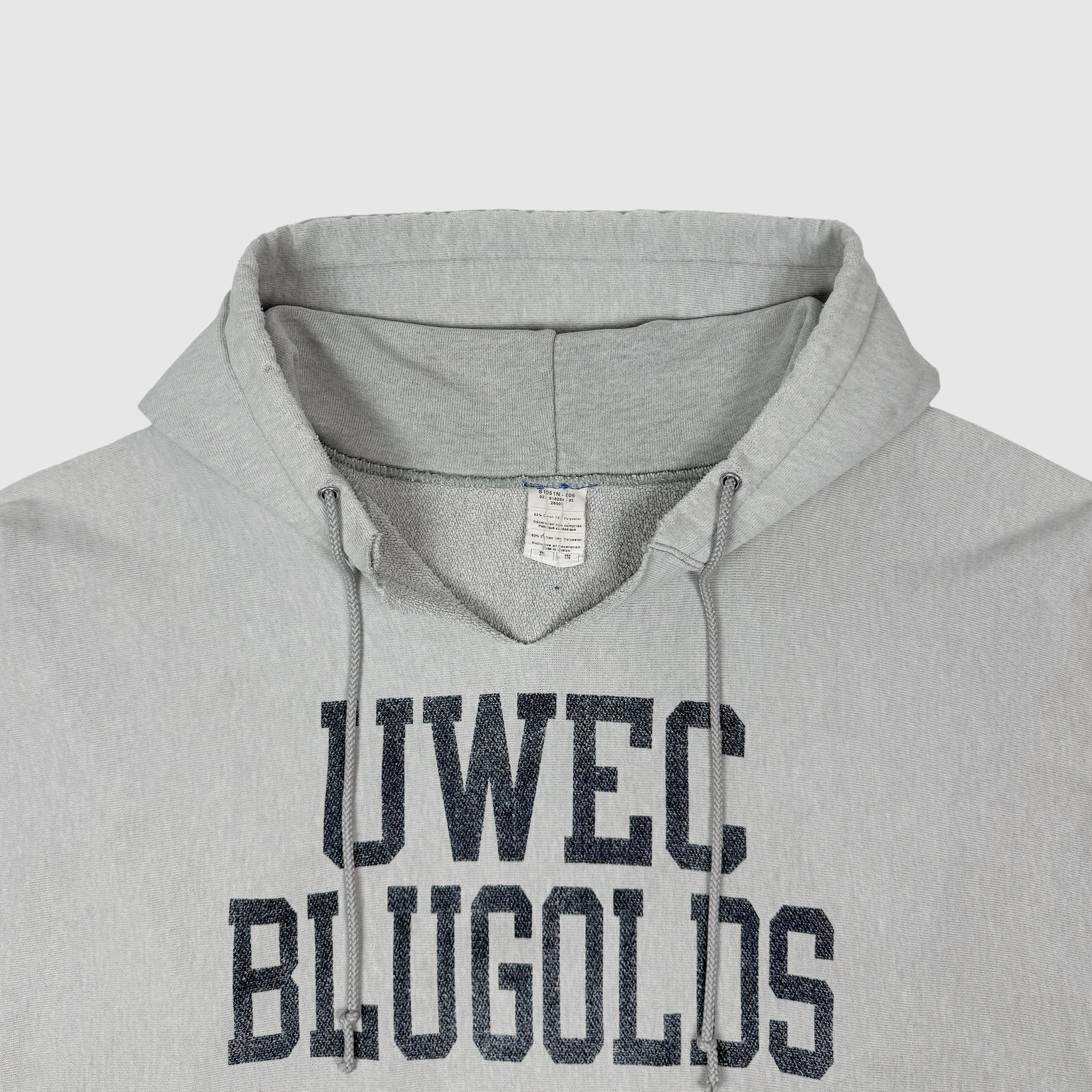 Vintage Champions Reverse Weave Hoodie In Heather Grey - Image 2