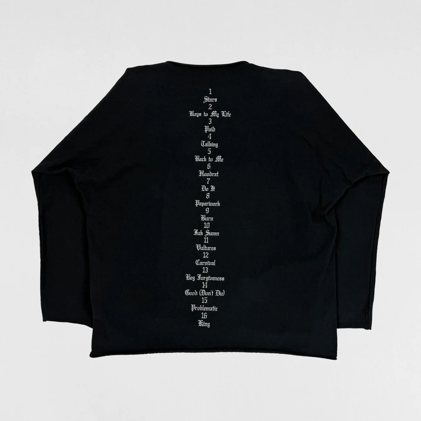Vultures 2024 Artwork Long Sleeve In Black - Image 4