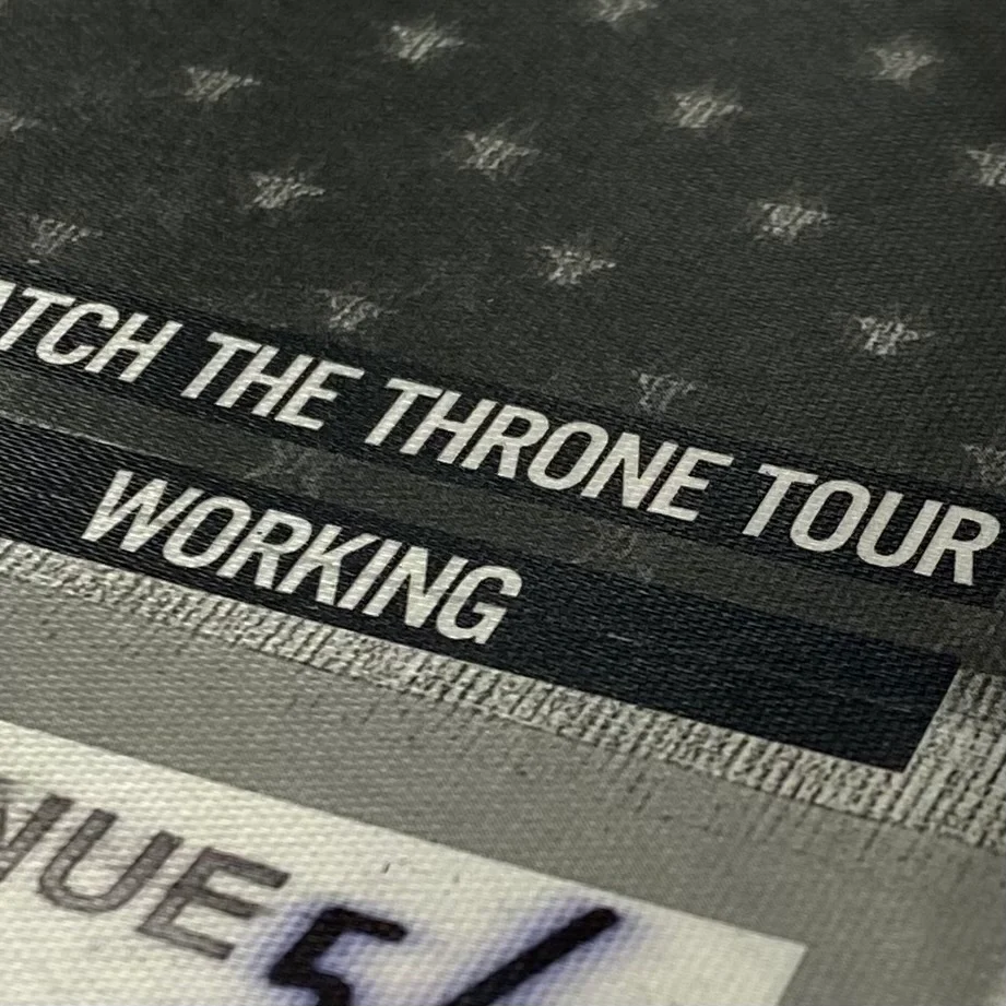 Watch The Throne 2012 European Tour Backstage Passes By Virgil Abloh - Image 3