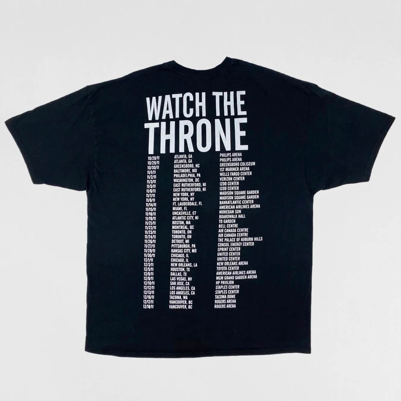 Watch The Throne 2012 Jay Z Portrait Tee - Image 6