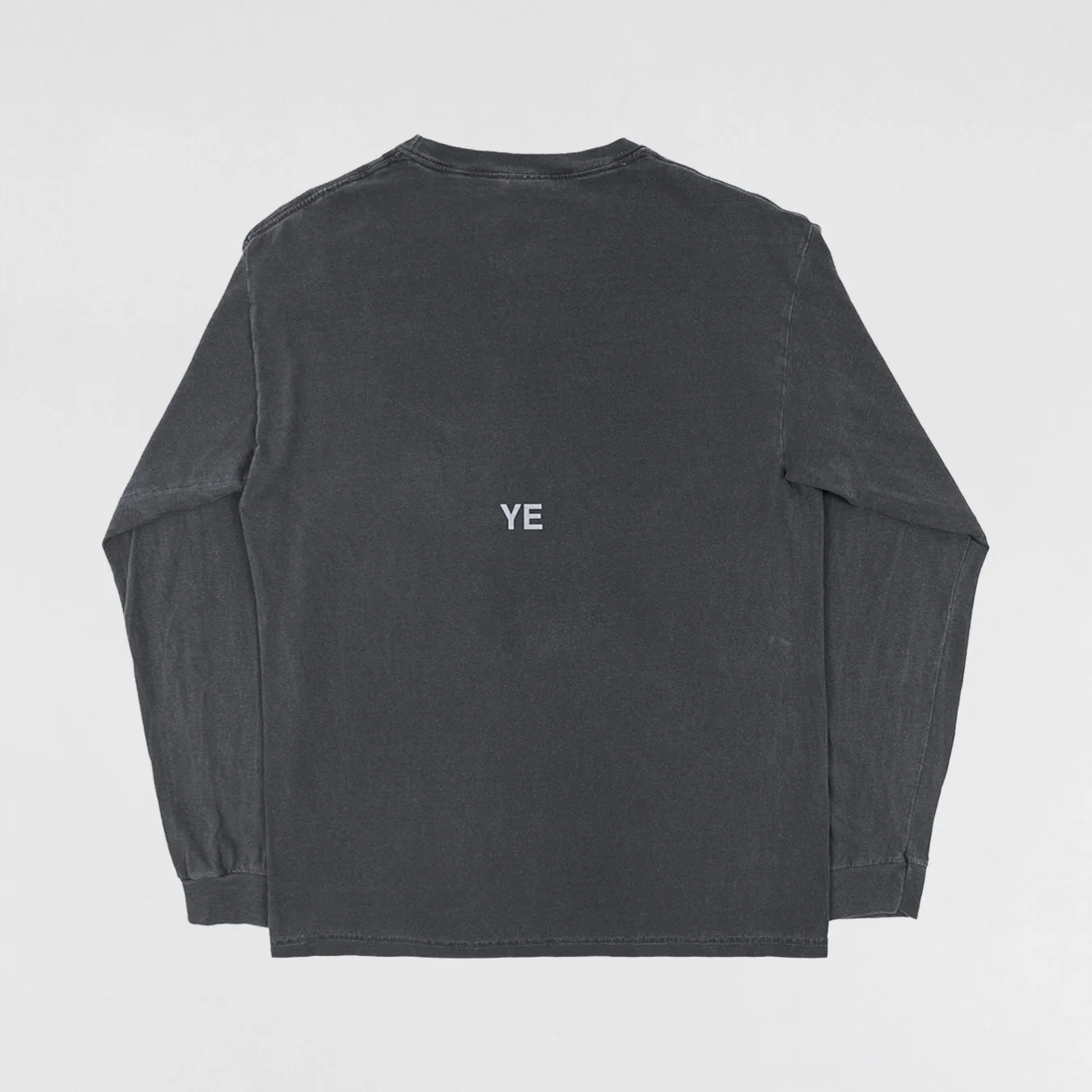 Ye 2018 Wyoming Album Artwork Long Sleeve in Washed Grey - Image 4