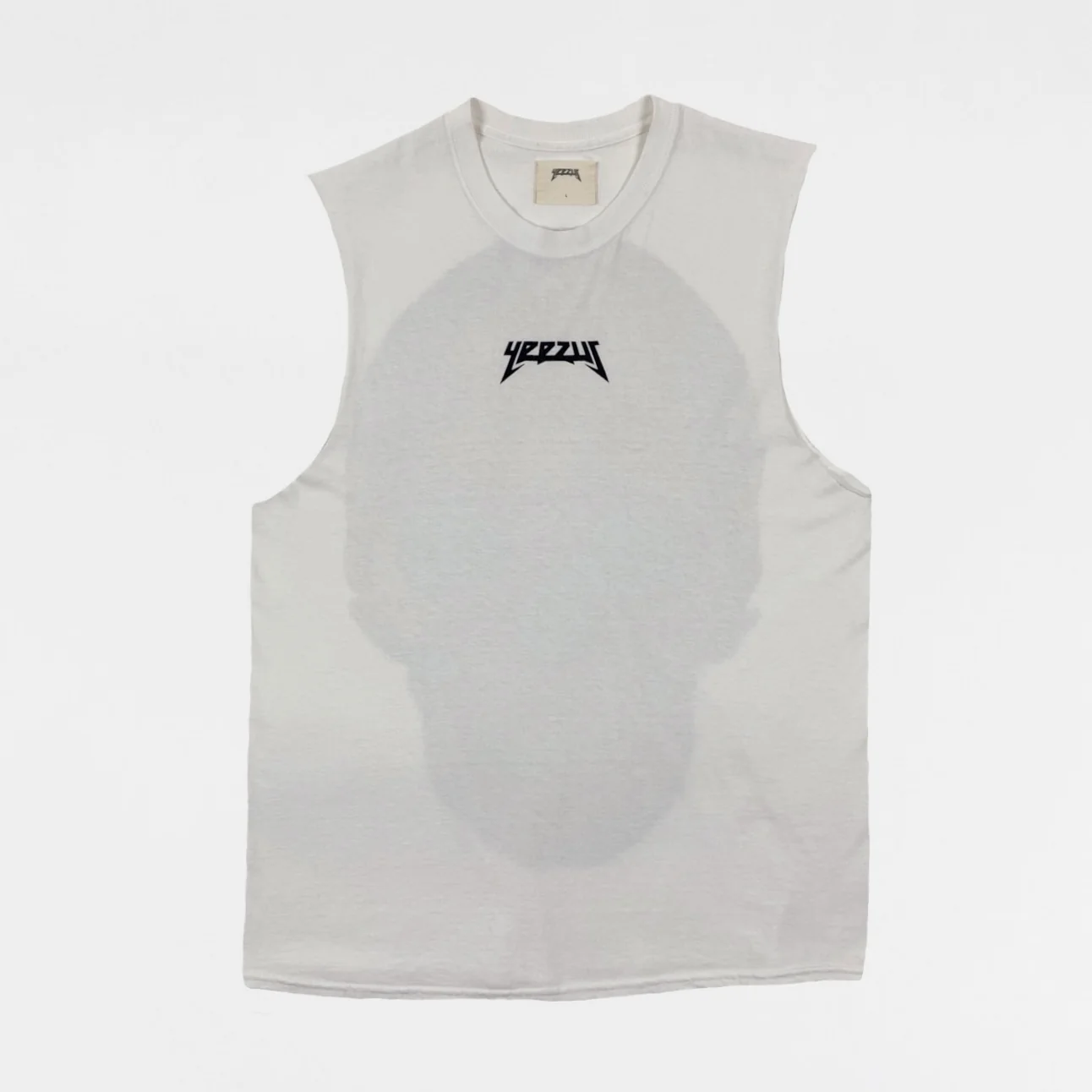 Yeezus 2015 Unreleased F&F Skull Cut Off Tee - Image 2