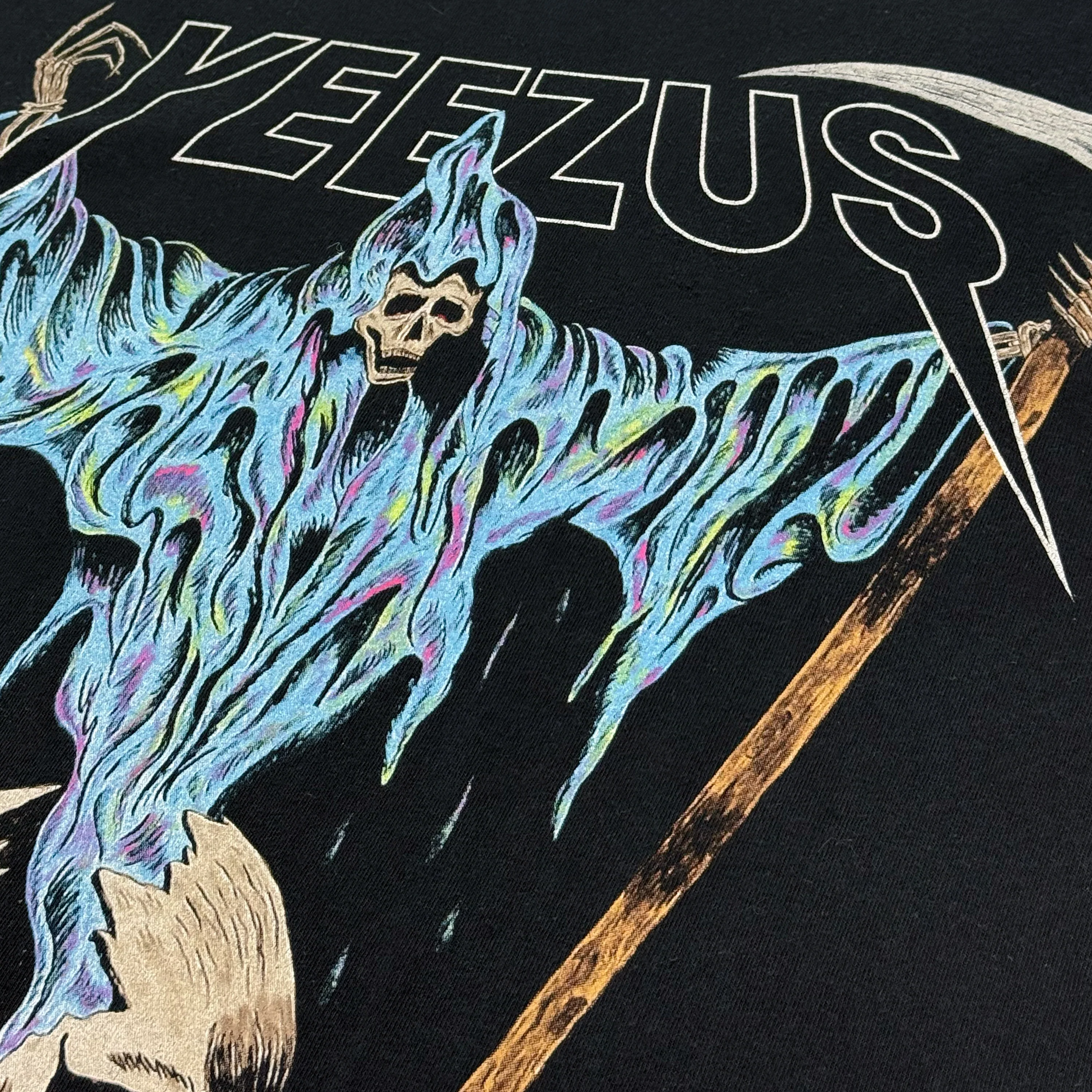 Yeezus Australian Tour 2014 Flying Reaper Tee By Wes Lang - Image 3