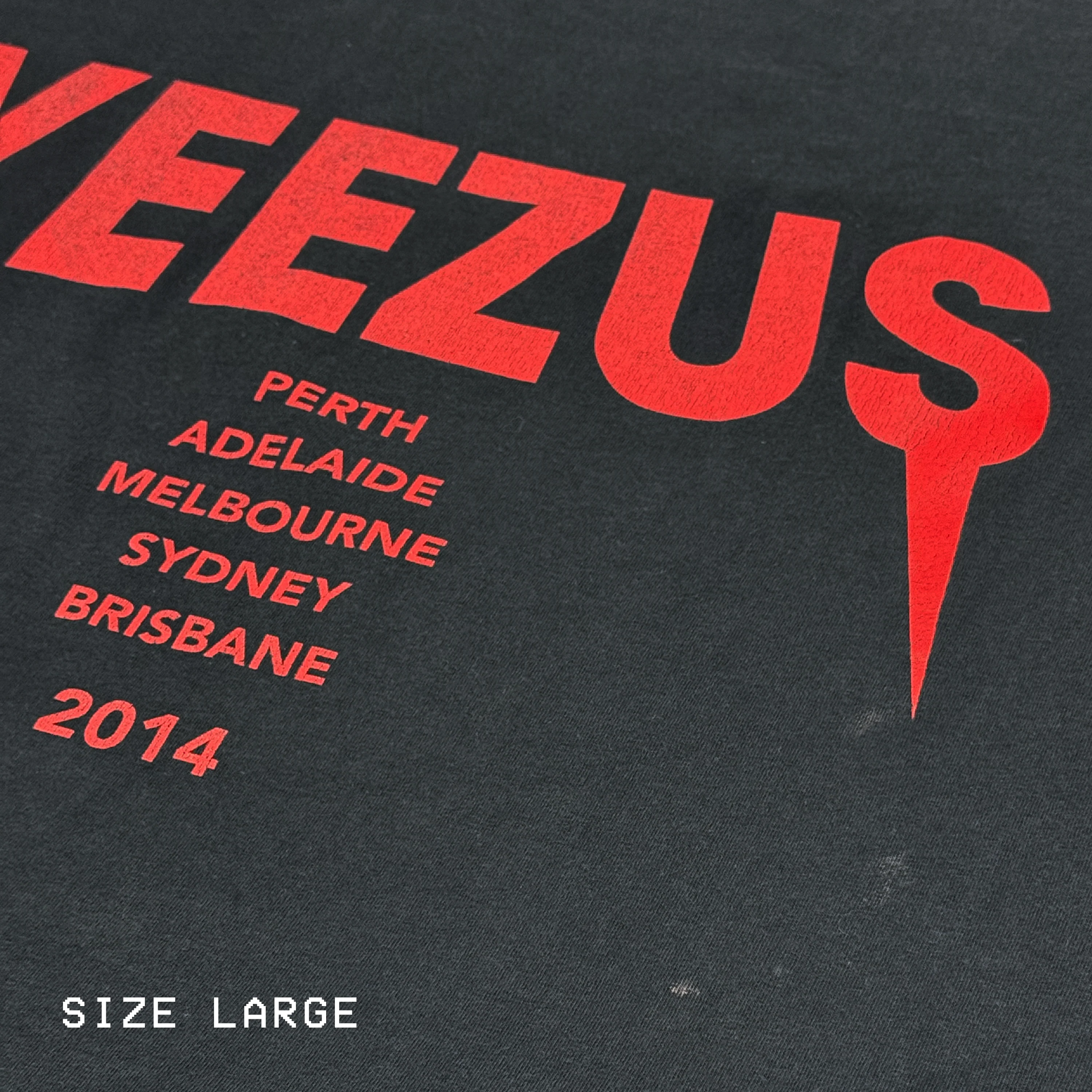 Yeezus Australian Tour 2014 Flying Reaper Tee By Wes Lang - Image 6