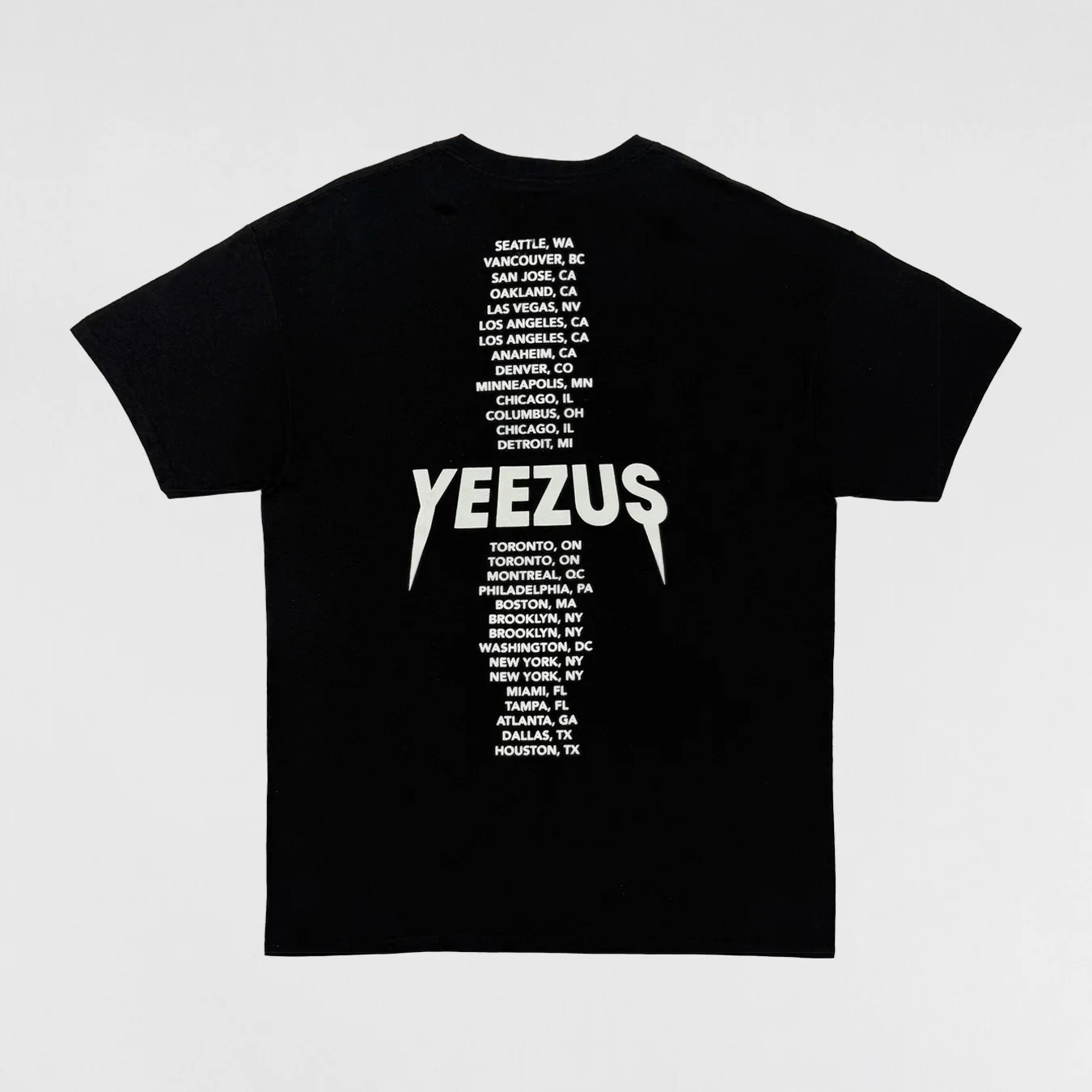 Yeezus Tour 2013 Black Skinhead Tee By Nick Knight - Image 4