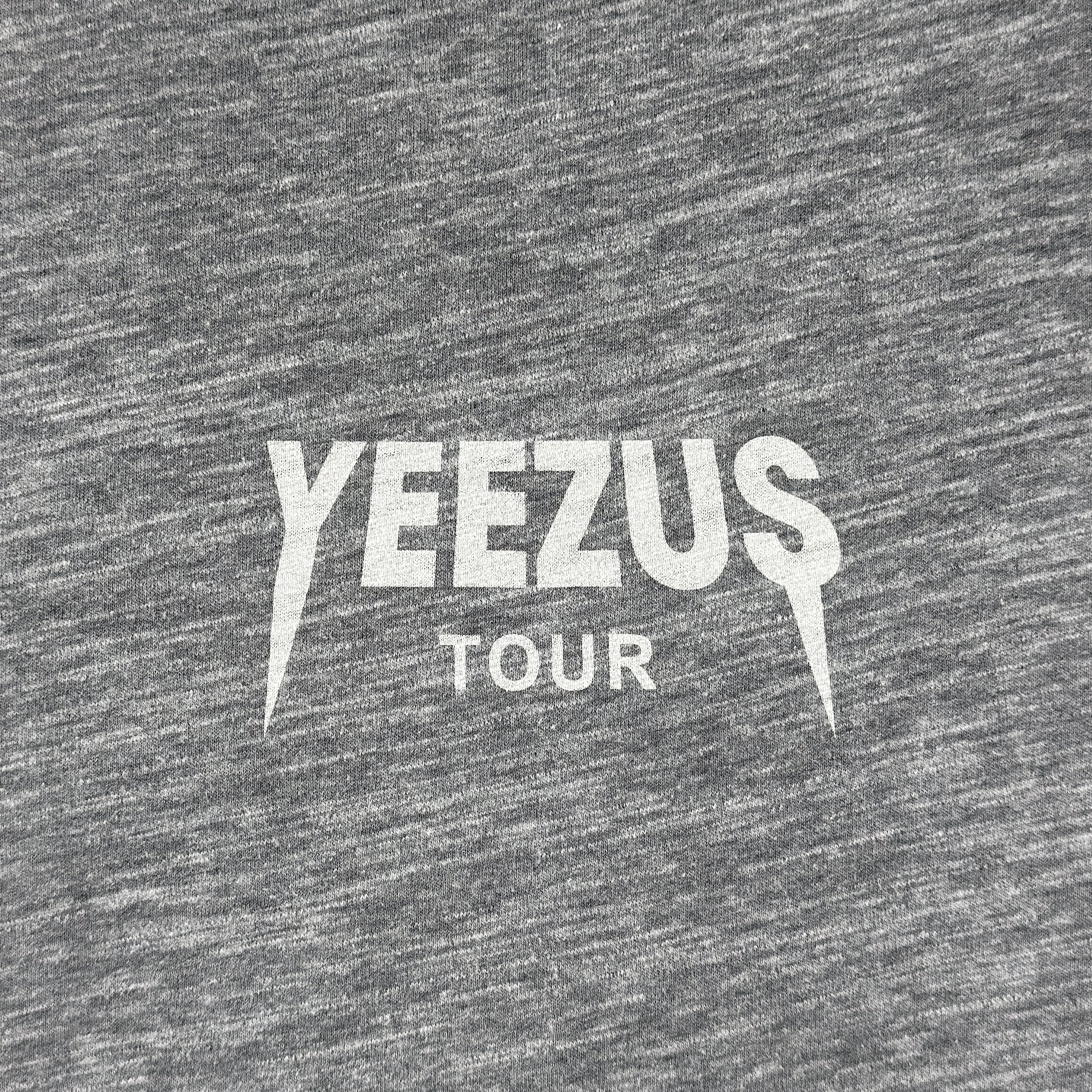 Yeezus Tour 2013 'Black Friday' Logo Tee In Heather Grey - Image 2
