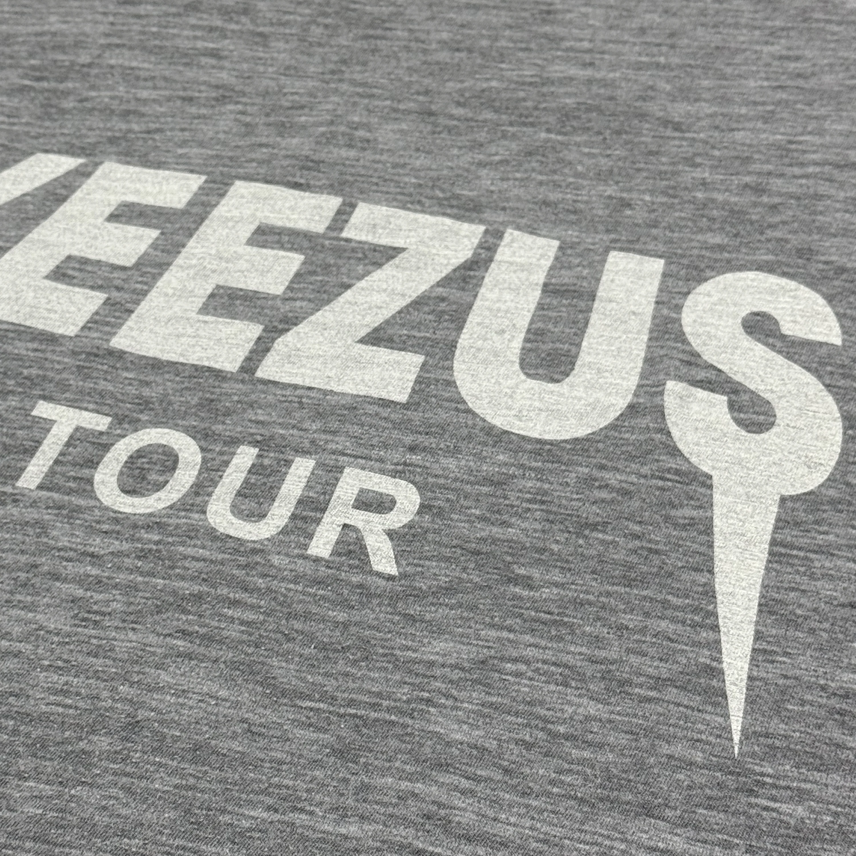 Yeezus Tour 2013 'Black Friday' Logo Tee In Heather Grey - Image 5
