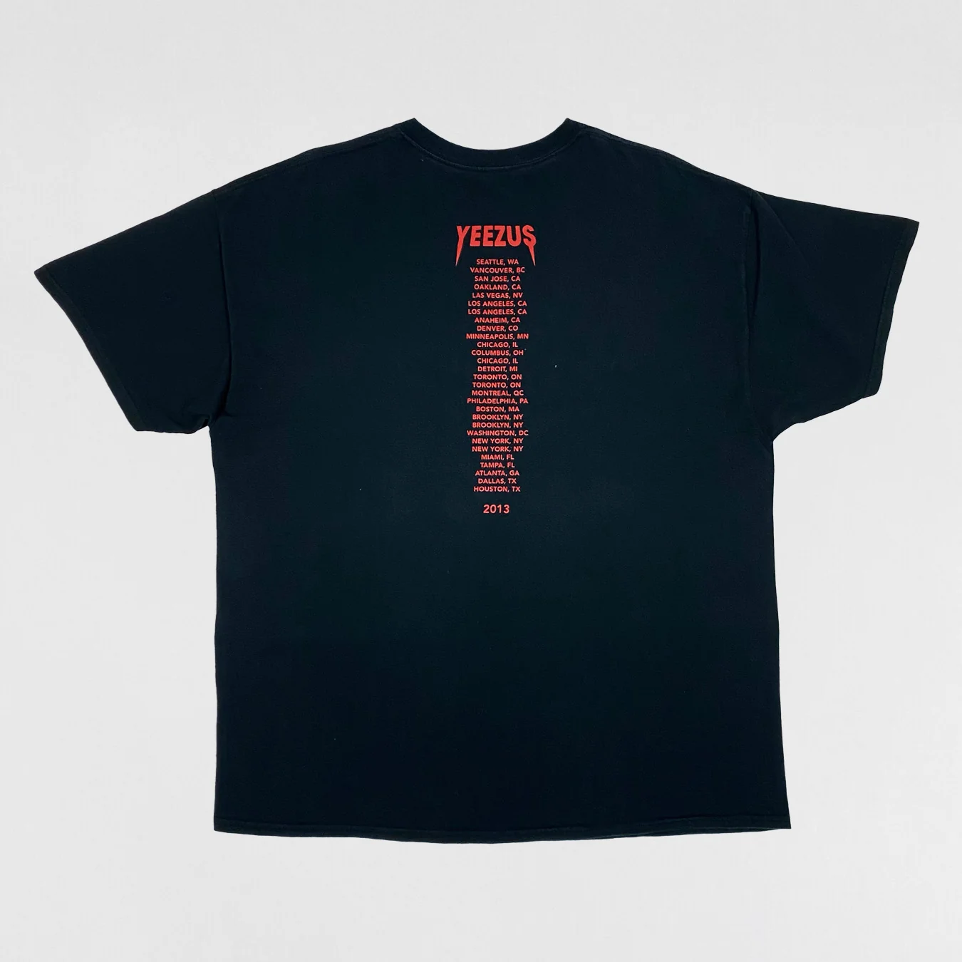 Yeezus Tour 2013 OG Skeleton Prayer Tee By Wes Lang - Image 4