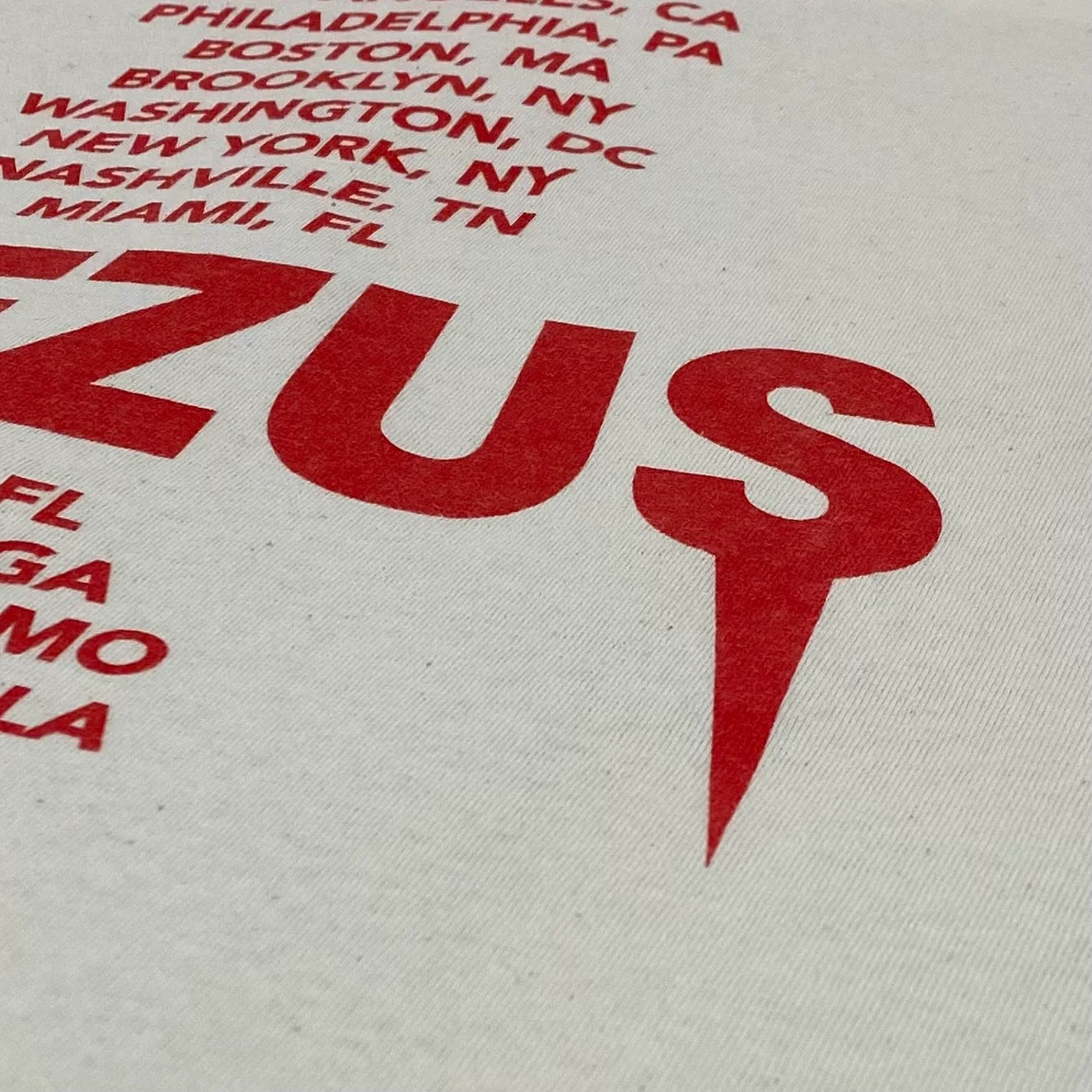 Yeezus Tour 2013 Beige Photo Tee By Nick Knight - Image 6