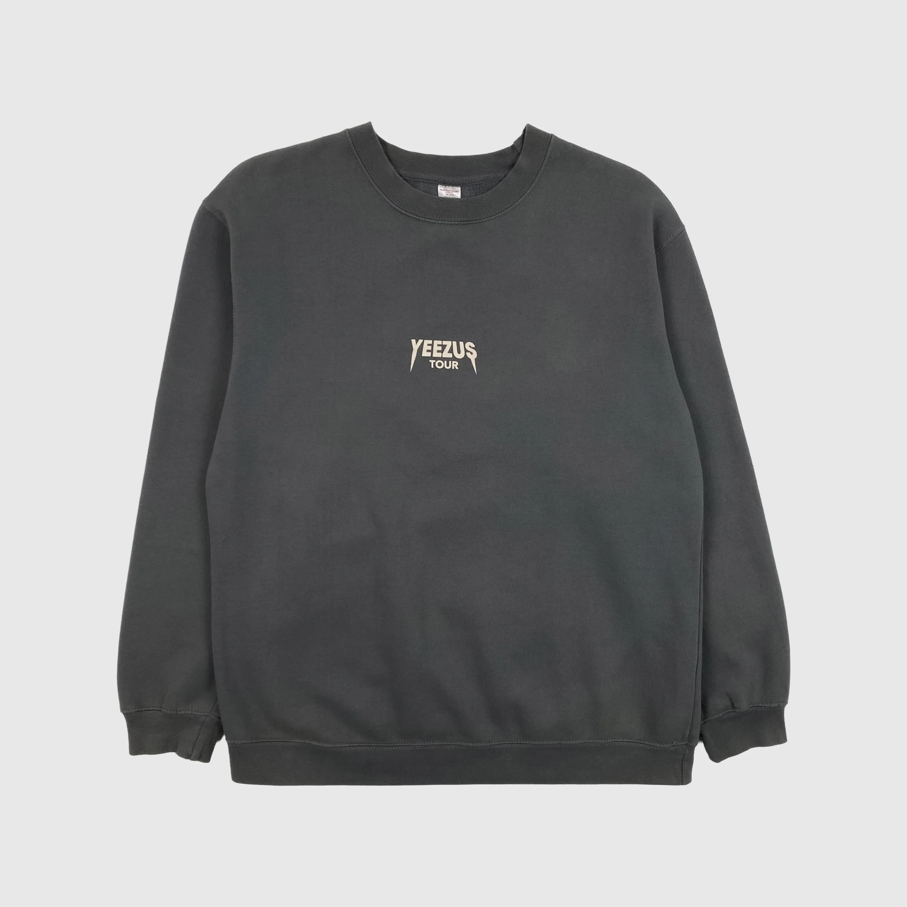 Yeezus Tour 2014 Reaper Crewneck In Washed Grey - Image 4