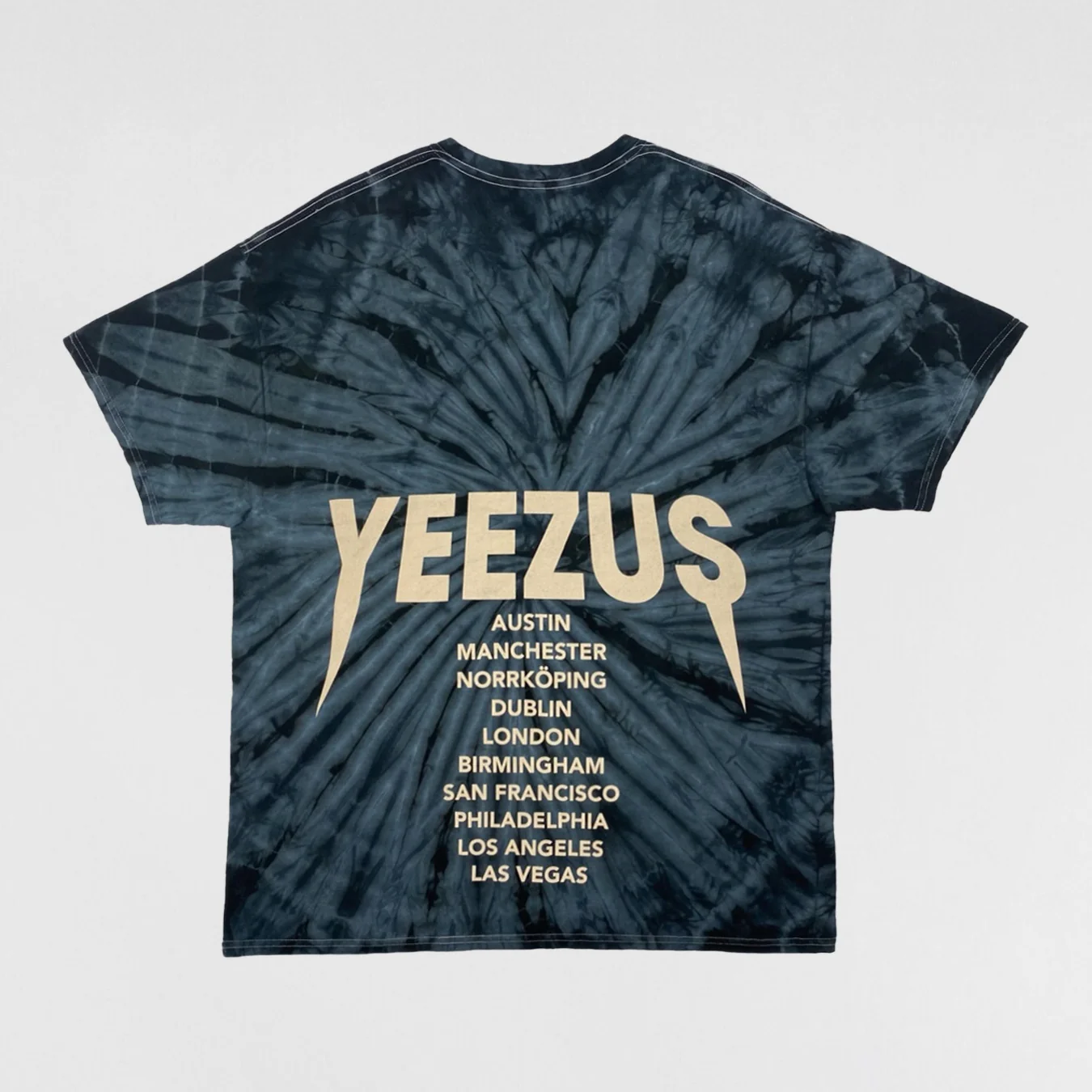 Yeezus Tour 2014 Outside Lands Tie Dye Tee By Virgil Abloh - Image 4