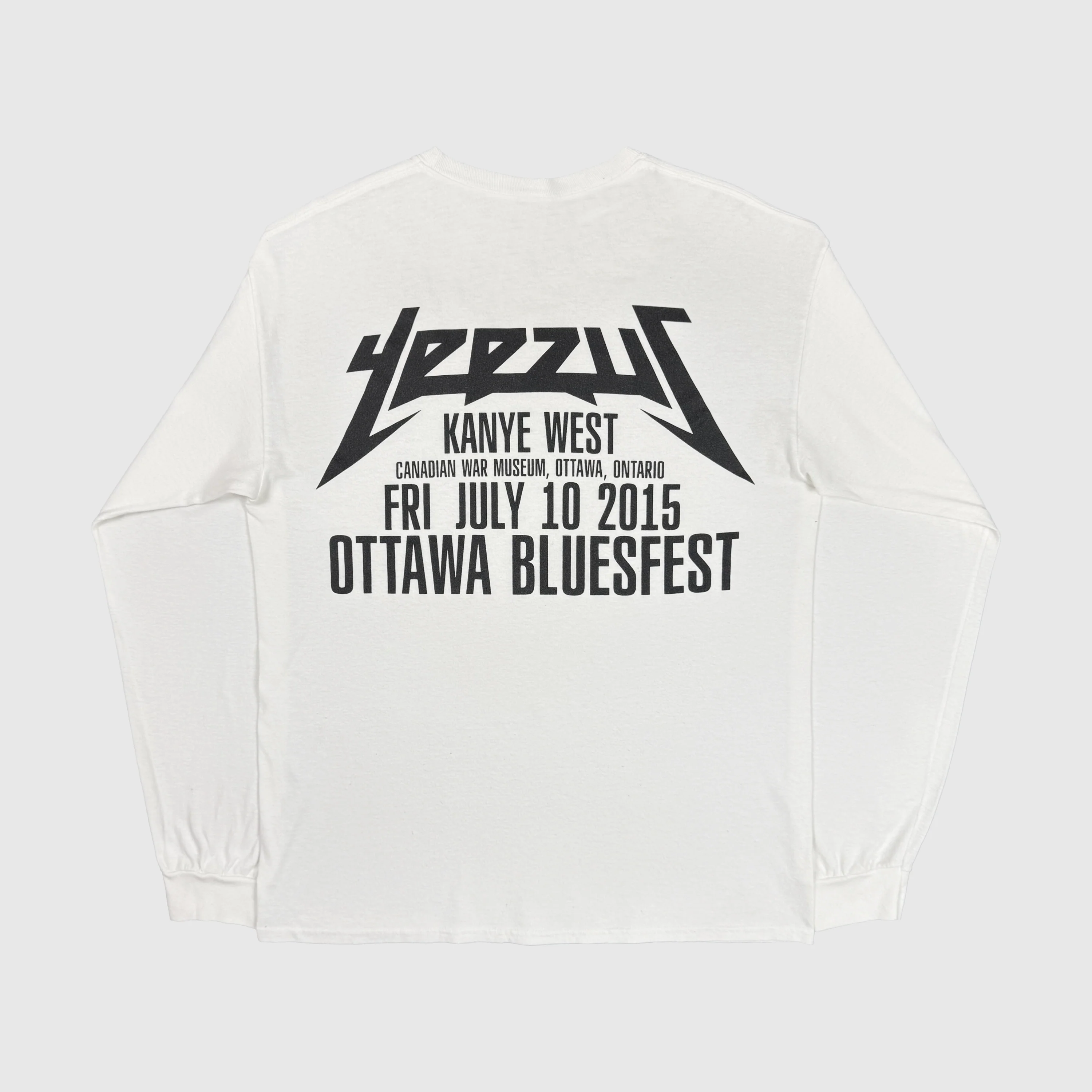 Yeezus Tour 2015 Festival Logo Long Sleeve