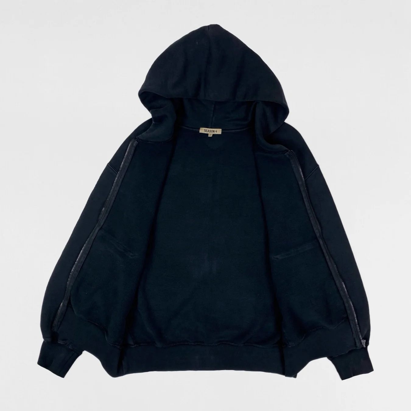 Yeezy Season 4 Zip Up Hoodie In Bat - Image 5
