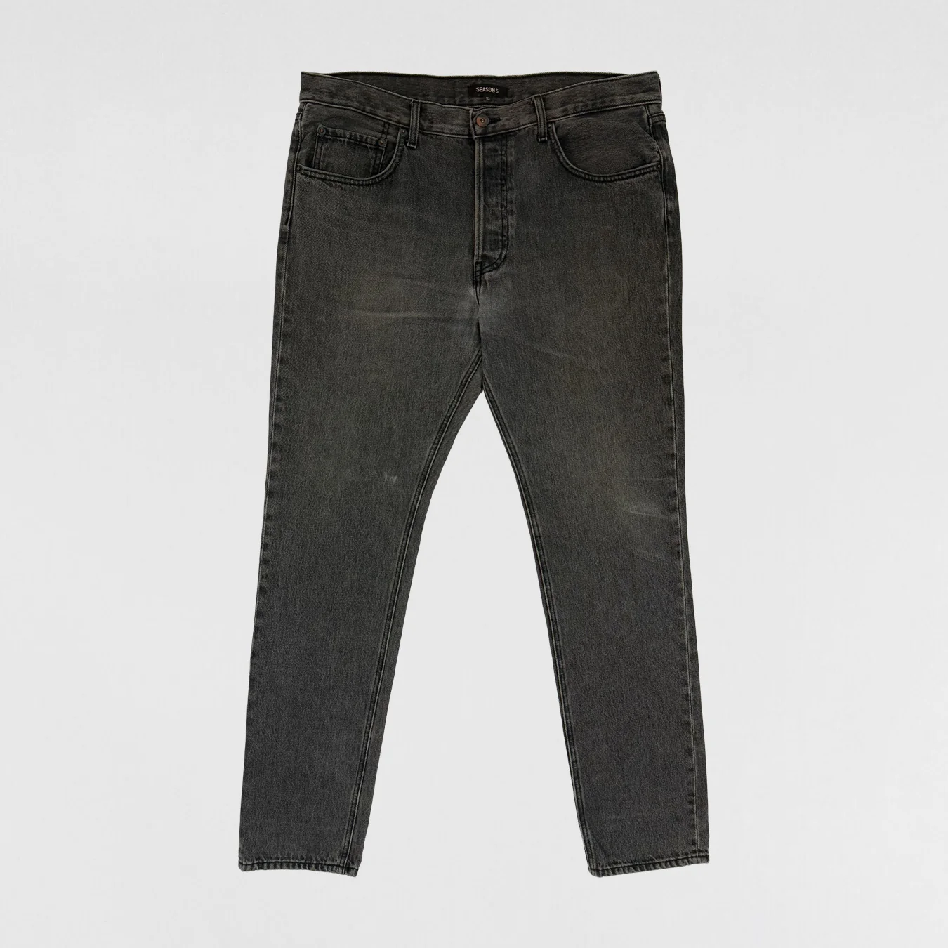 Yeezy Season 5 Washed Denim In Faded Ink