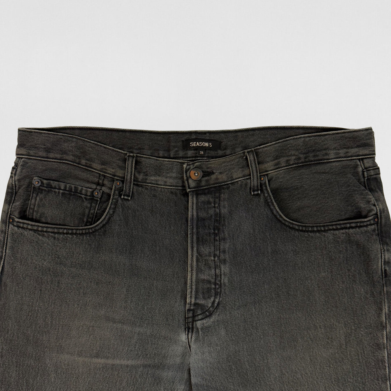 Yeezy Season 5 Washed Denim In Faded Ink - Image 2